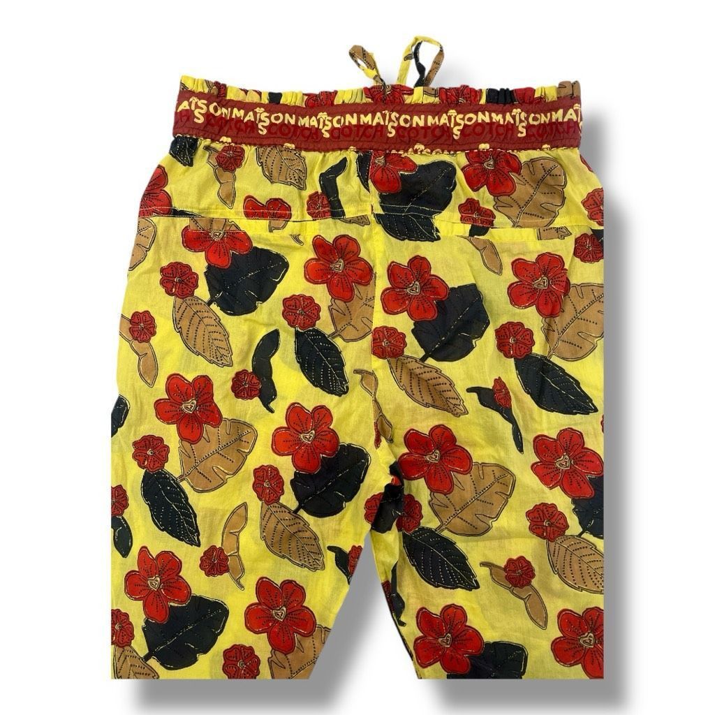 Scotch & Soda Scotch & Soda Floral 100% Cotton Lightweight Pants Size Smal Size 27" / US 4 / IT 40 - 8 Thumbnail
