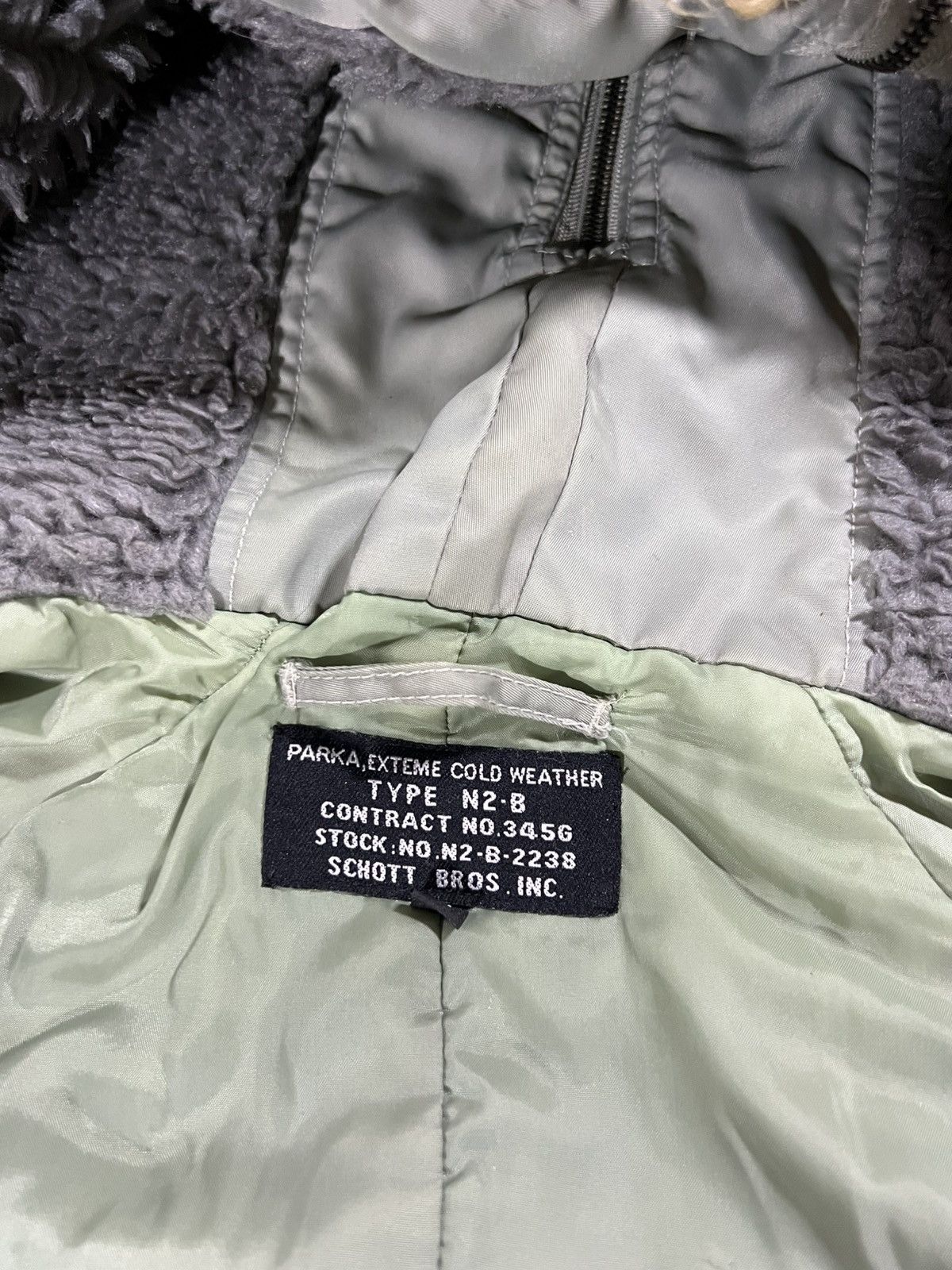 Schott Schott ub3 flyer DOWN JACKET BOMBER parka n2b fur Distressed Size US M / EU 48-50 / 2 - 14 Thumbnail