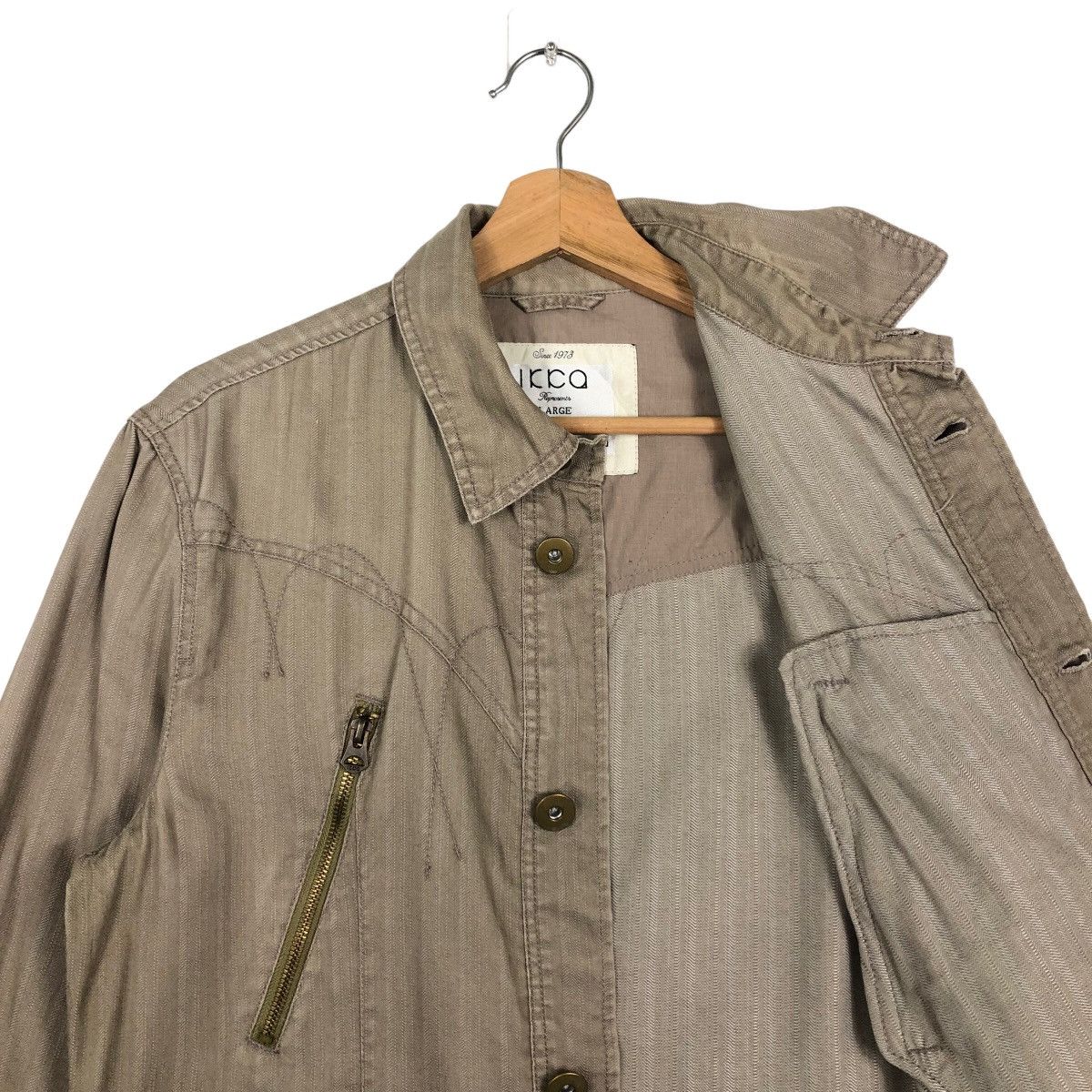 General Research 🔥90’s Biker Jacket Rare Zipper Icca Japan Size US L / EU 52-54 / 3 - 10 Thumbnail