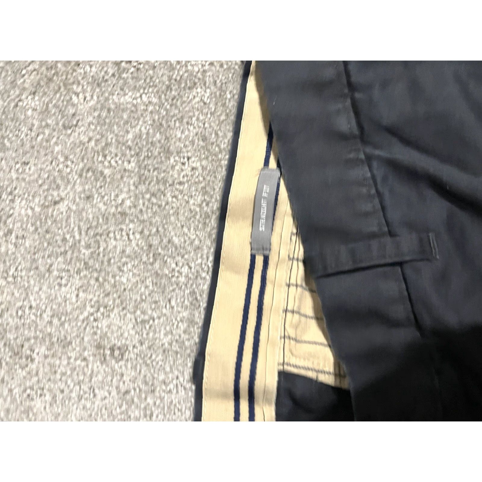 Gap Gap Pants Men Khakis Tailored Straight Fit 38x32 Black Flat Front Chino Pockets Slim Regular Size US 38 / EU 54 - 6 Thumbnail