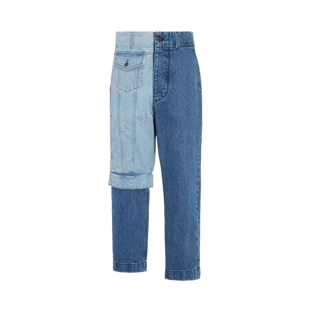 System System Homme Paneled Blue Jeans K9 Size US 34 / EU 50 - 1 Thumbnail