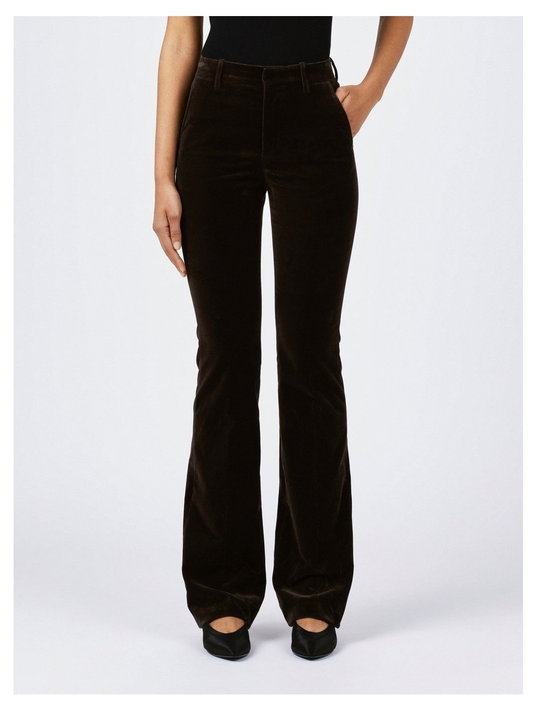 Loro Piana o1srvl11e1125 FAO2443 Velvet Gaby Trousers in Brown Size 28" / US 6 / IT 42 - 5 Thumbnail