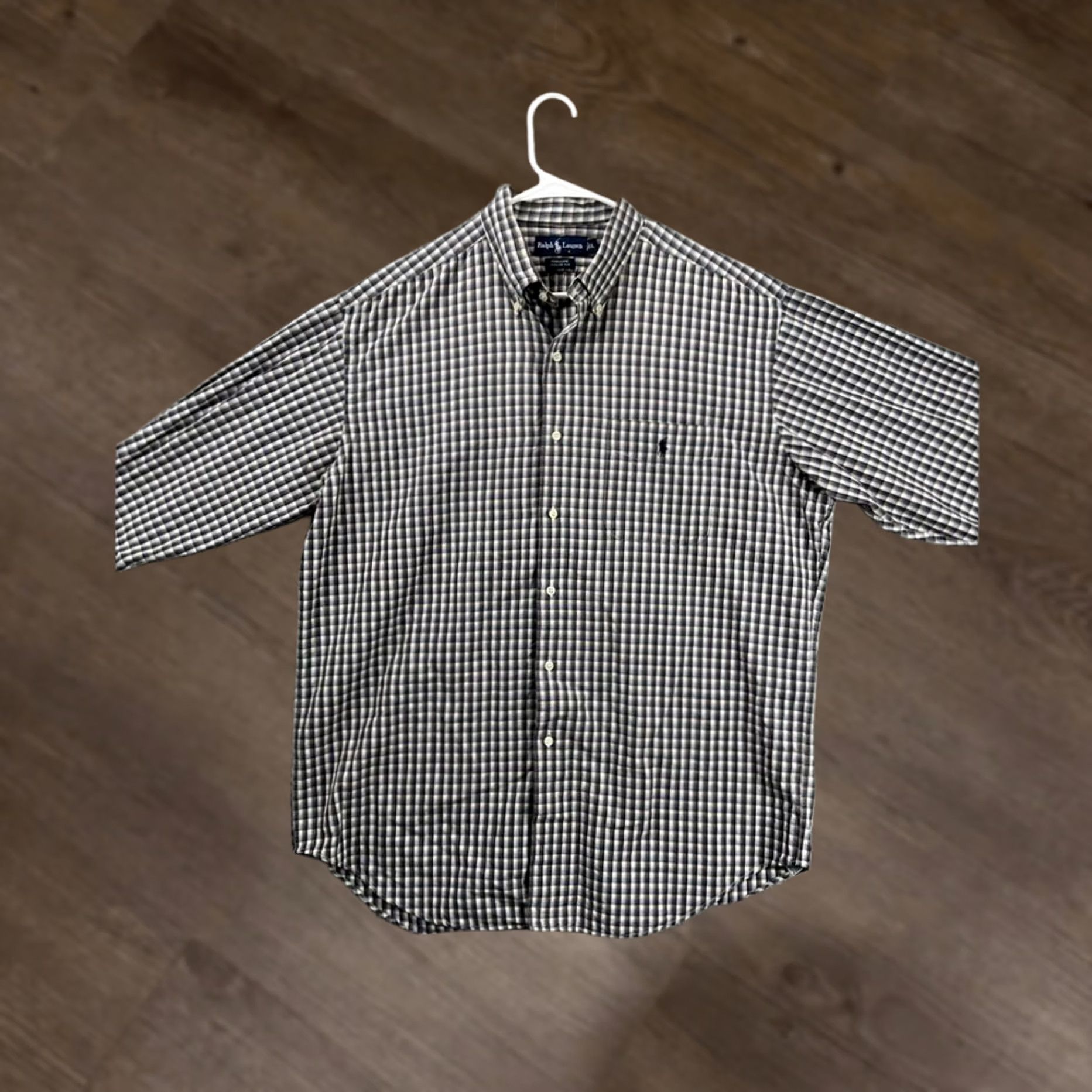 Ralph Lauren Ralph Lauren Shirt Mens Large Marlowe Grey Madras Plaid Button Down Long Sleeve Size US L / EU 52-54 / 3 - 1 Thumbnail