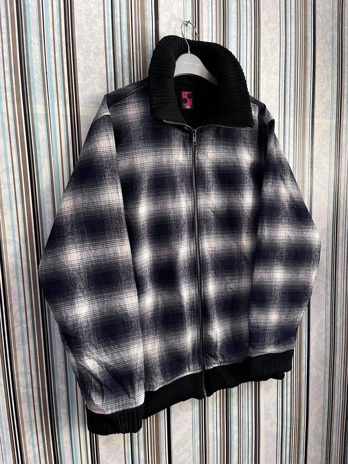 Japanese Brand STEEZ full shadow plaid #F2 Size US XL / EU 56 / 4 - 4 Thumbnail