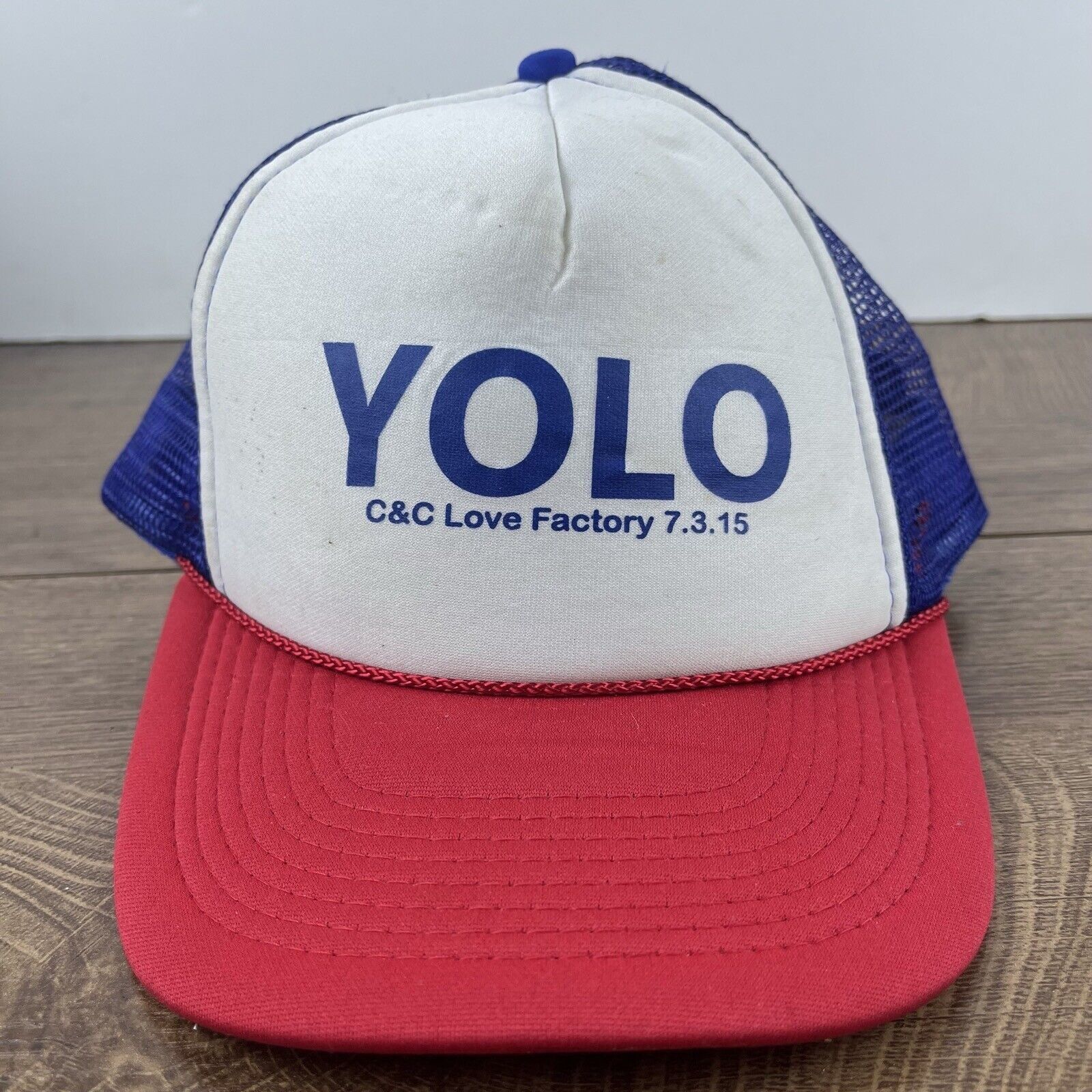 Other YOLO Snapback Hat Adjustable Hat White Adjustable Hat White Size ONE SIZE - 4 Thumbnail