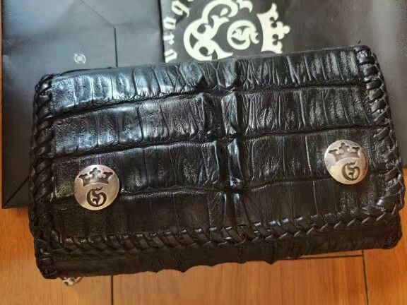 Bill Wall Leather Gaboratory Crocodile Leather Wallet Size ONE SIZE - 1 Thumbnail