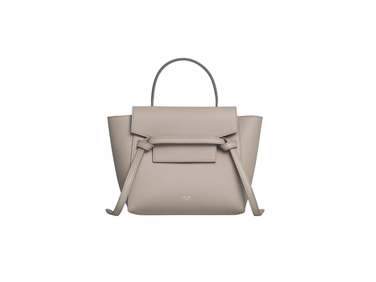 Celine o1w1db10426 Size: OS/Nano Belt Bag in Grey Size ONE SIZE - 1 Thumbnail