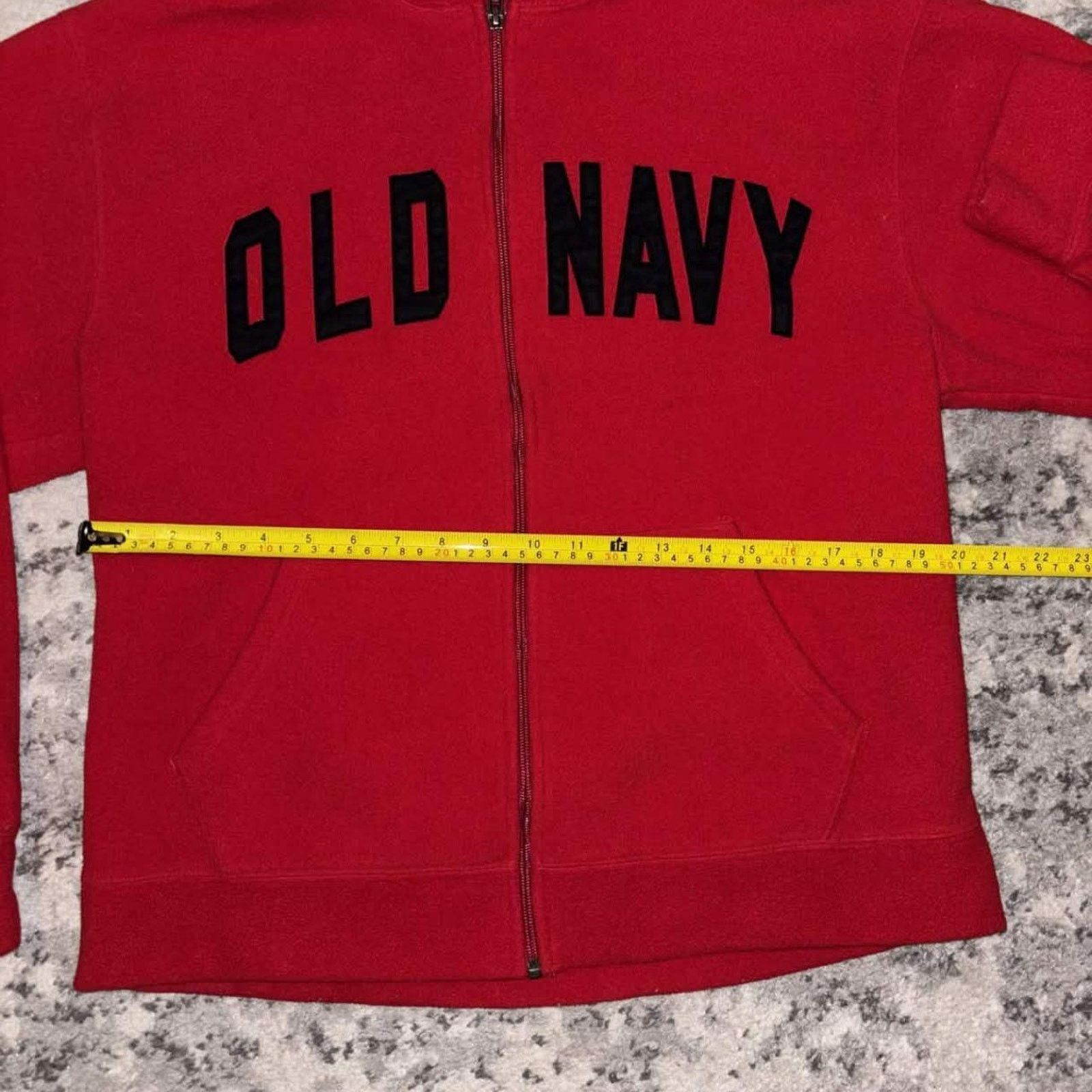 Old Navy Y2K Old Navy Felt Spellout Fleece Sweater Size US S / EU 44-46 / 1 - 5 Thumbnail
