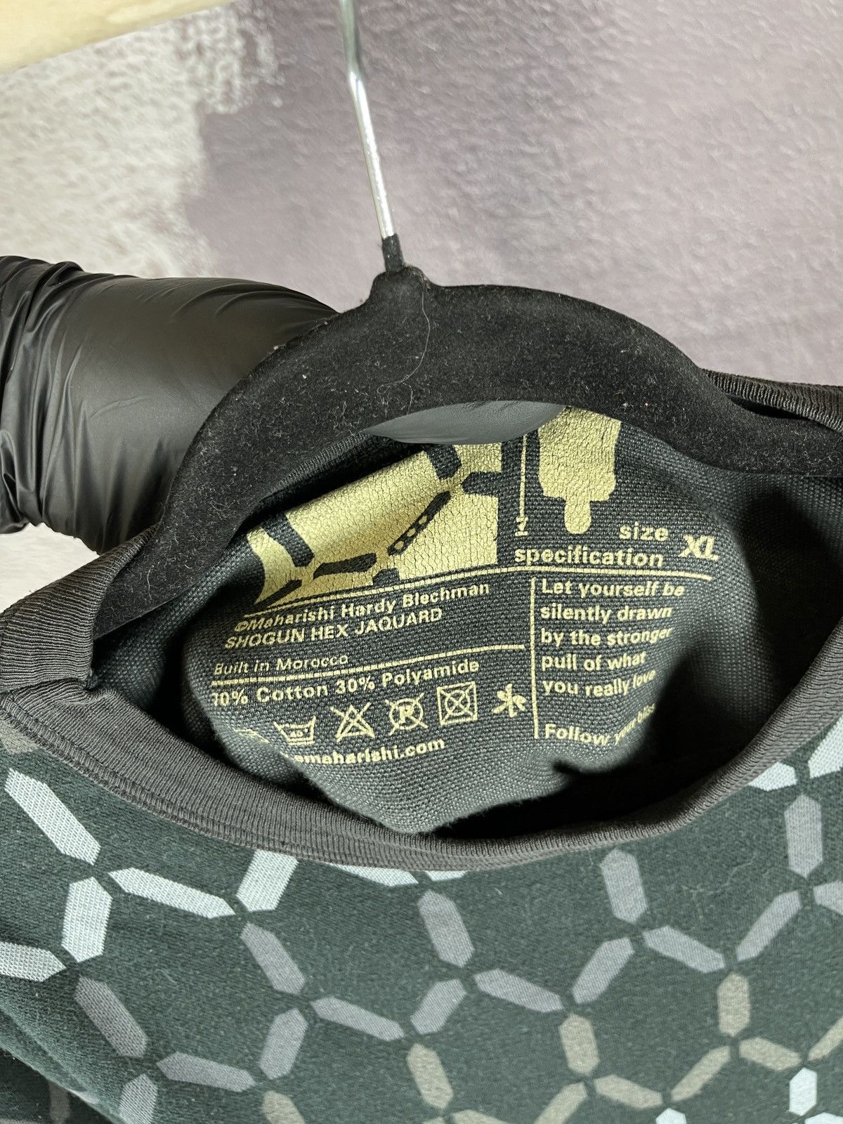 Maharishi Maharishi x Hardy Blechman geometrical pattern sweatshirt Size US XL / EU 56 / 4 - 6 Thumbnail