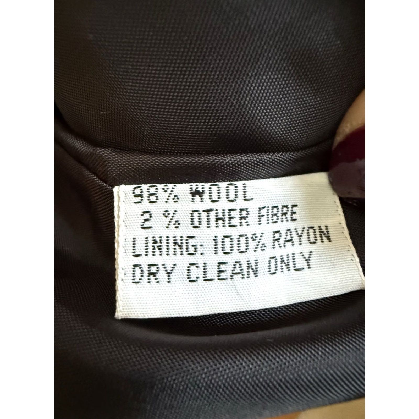 Vintage VINTAGE Womens Pea Coat Wool Gray 6 Coat Button Pocket Wool Blend Lining Regular Women Winter Business Office Core Classic Paris Manche Size M / US 6-8 / IT 42-44 - 4 Thumbnail