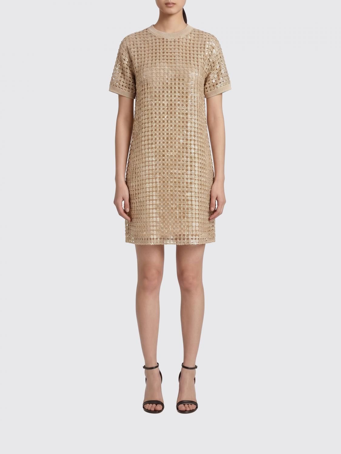 Brunello Cucinelli Brunello Cucinelli Dress Woman Yellow Size XS / US 0-2 / IT 36-38 - 1 Thumbnail