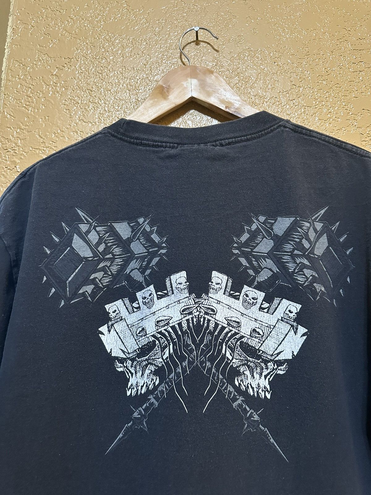 Affliction × Vintage × WWE RARE Vintage Triple H Cross Skull WWE T Shirt Large Size US L / EU 52-54 / 3 - 6 Thumbnail