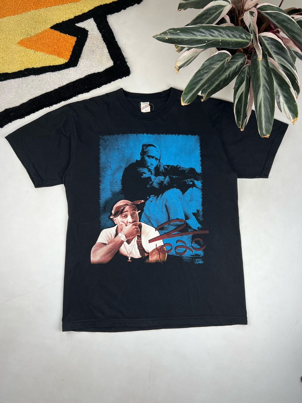 Rap Tees Vintage Tupac tee 2pac tshirt rap hip hop Size US XL / EU 56 / 4 - 1 Thumbnail