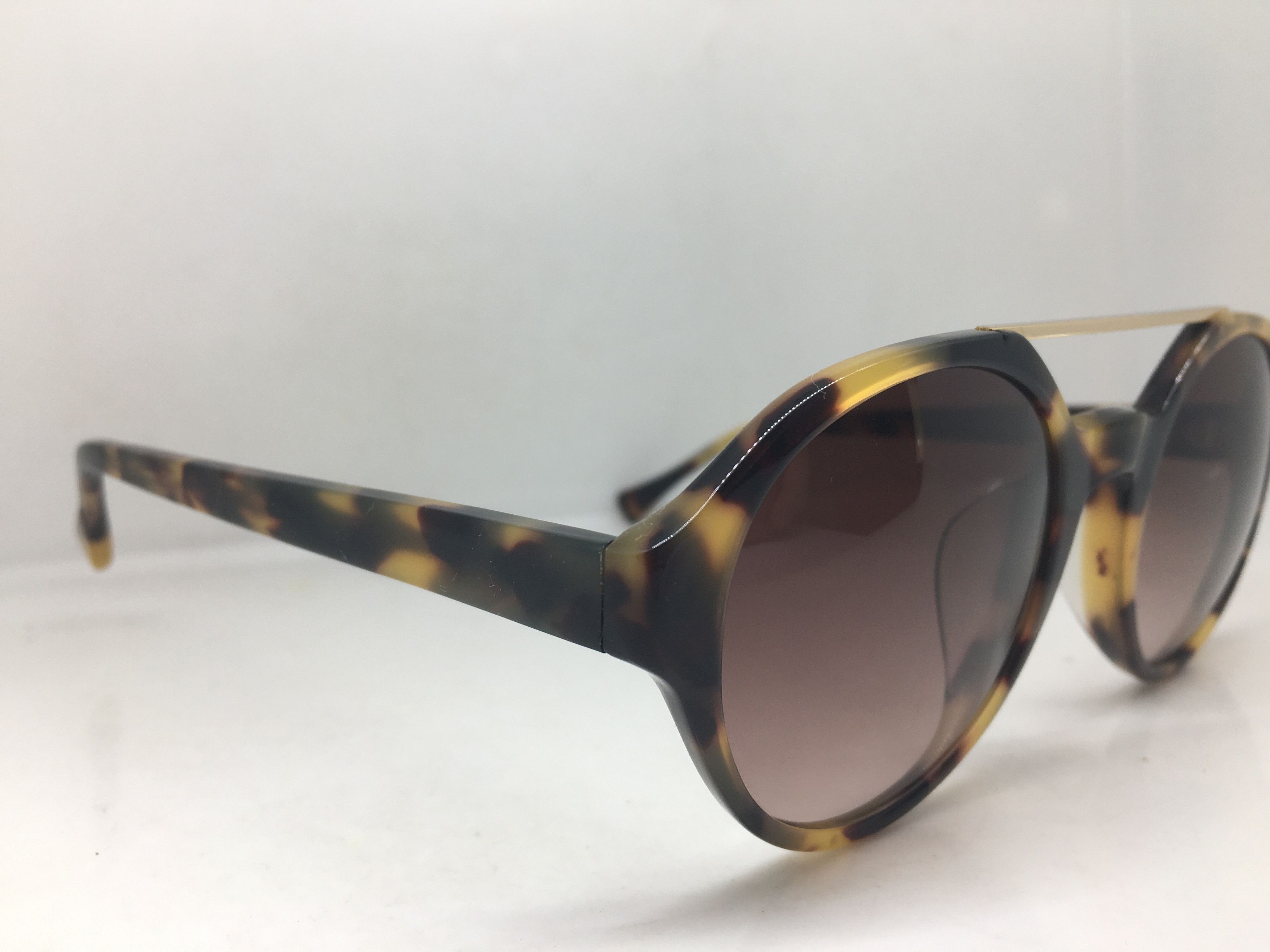 Other Handmade Tortoise Acetate ARTSTOCRST Round Sunglasses Frame Size ONE SIZE - 2 Thumbnail
