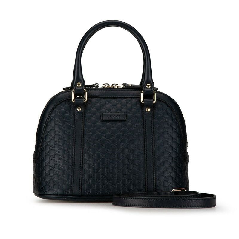 Gucci Gucci Gucci Microguccissima 2WAY Leather Handbag Shoulder Bag Leather Handbag 449654 in Very Good Condition Size ONE SIZE - 1 Thumbnail