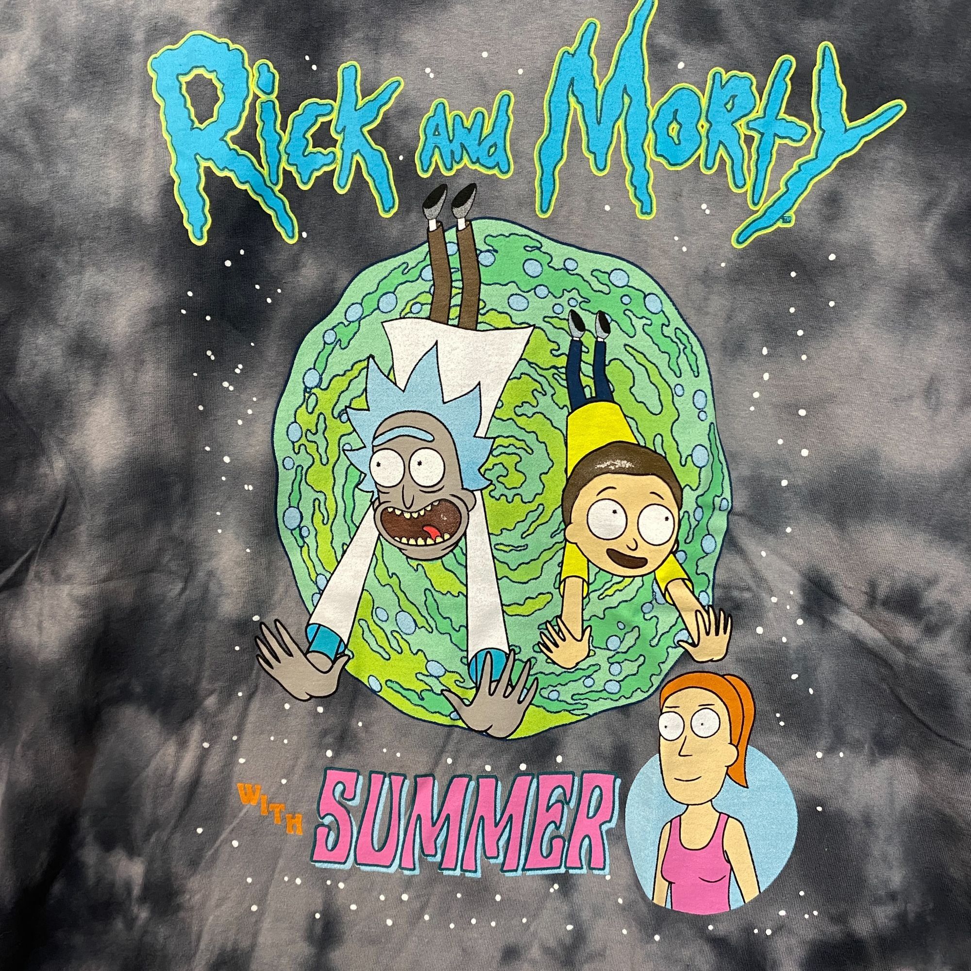 Ripple Junction Adult Swim Rick & Morty with Summer Tie Dye T-Shirt Size XL Size US XL / EU 56 / 4 - 2 Thumbnail
