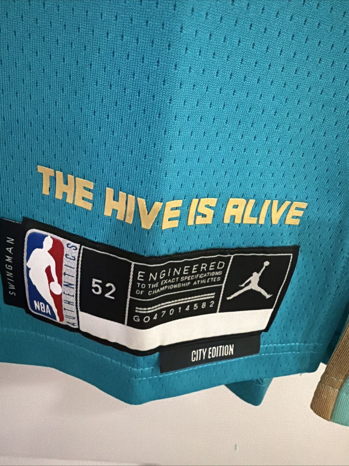 Nike Jordan Buzz City Basketball Blue Jersey NWT Size 52/XL Mens Size US XL / EU 56 / 4 - 5 Thumbnail
