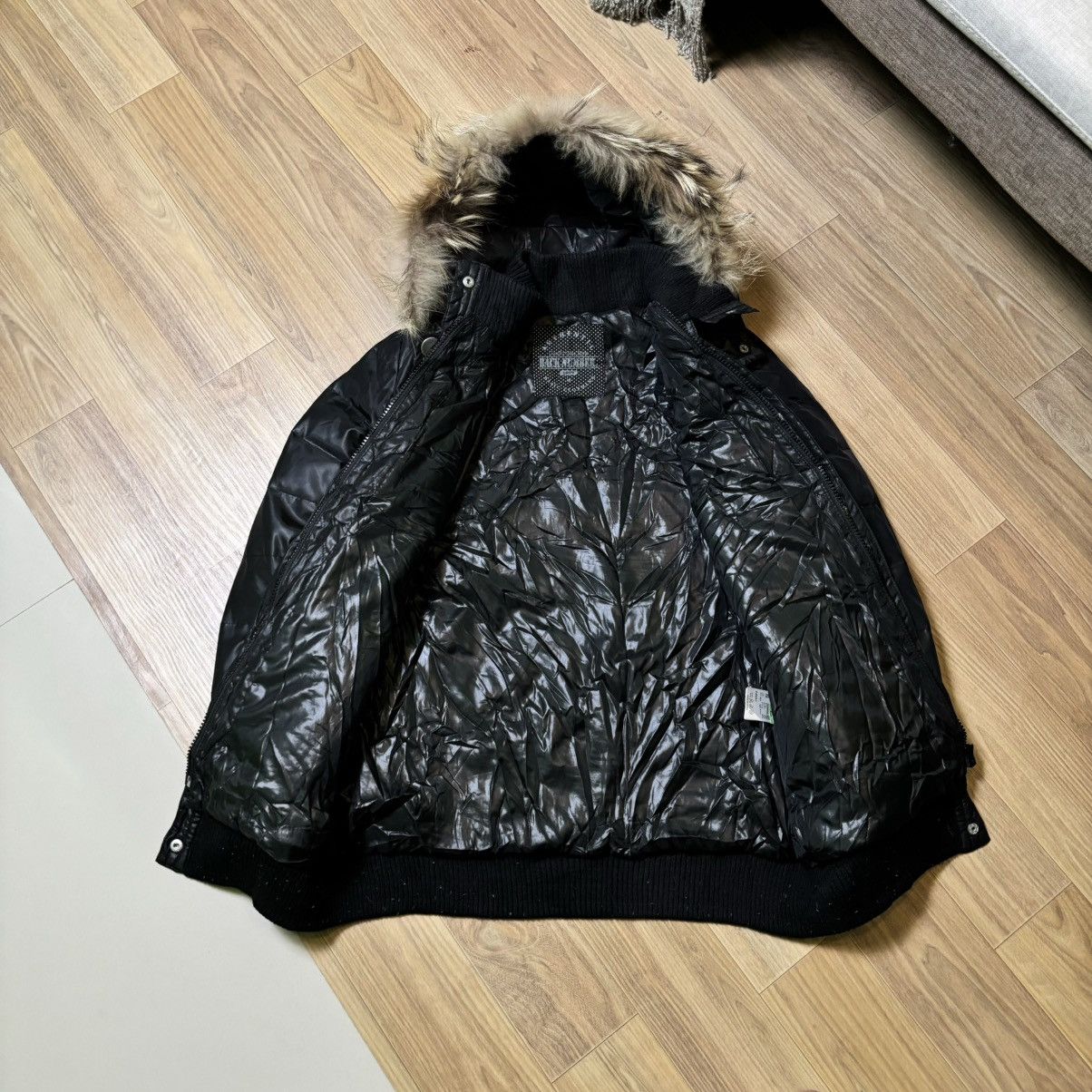 Hysteric Glamour × If Six Was Nine × Le Grande Bleu (L.G.B.) Back Number Fur jacket down puffer IfSixWasNine LGB Style Size M / US 6-8 / IT 42-44 - 6 Thumbnail