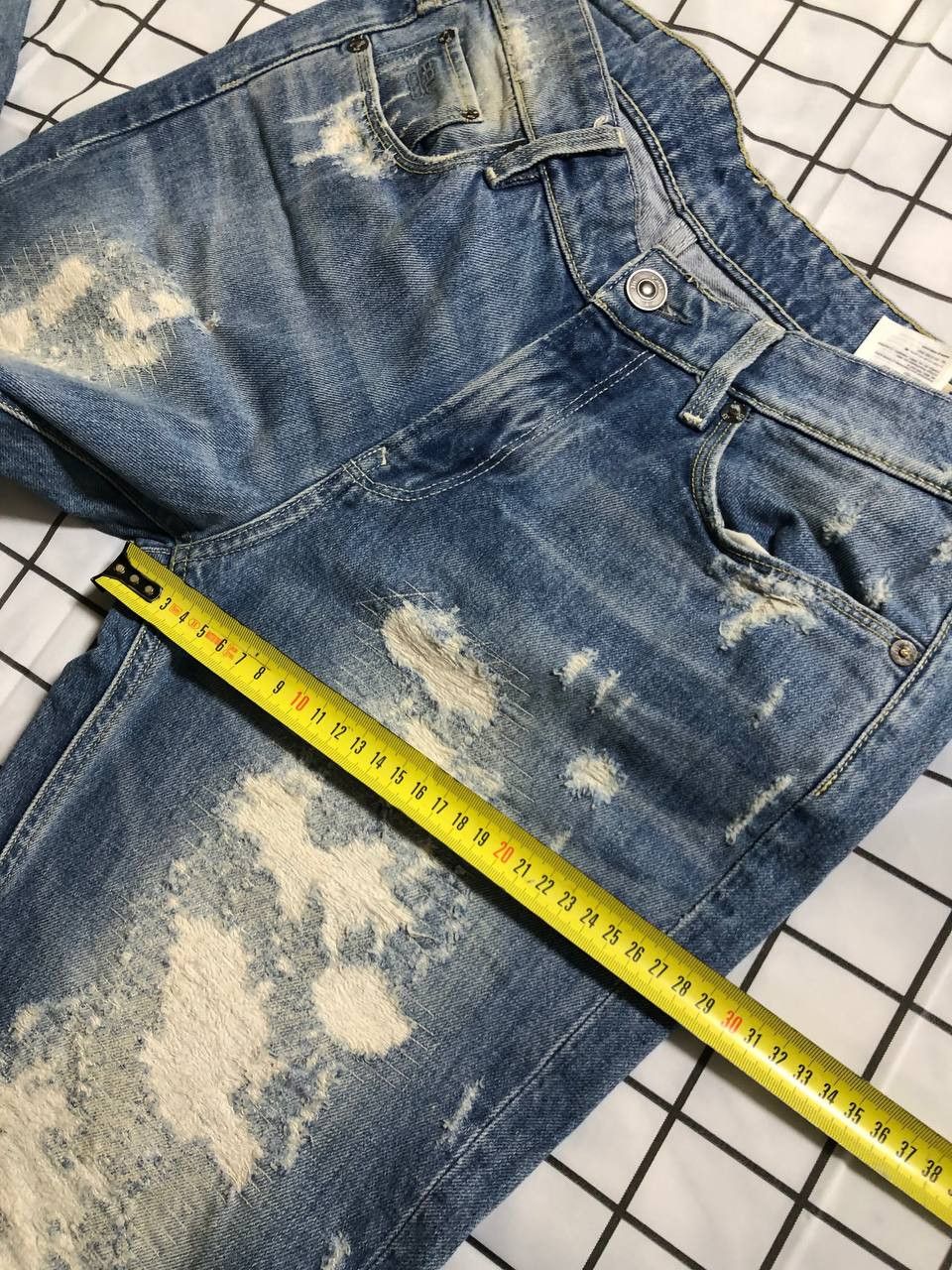 G-Star G Star Raw Jeans Men's Blue Denim Straight Leg Size US 26 / EU 42 - 7 Thumbnail