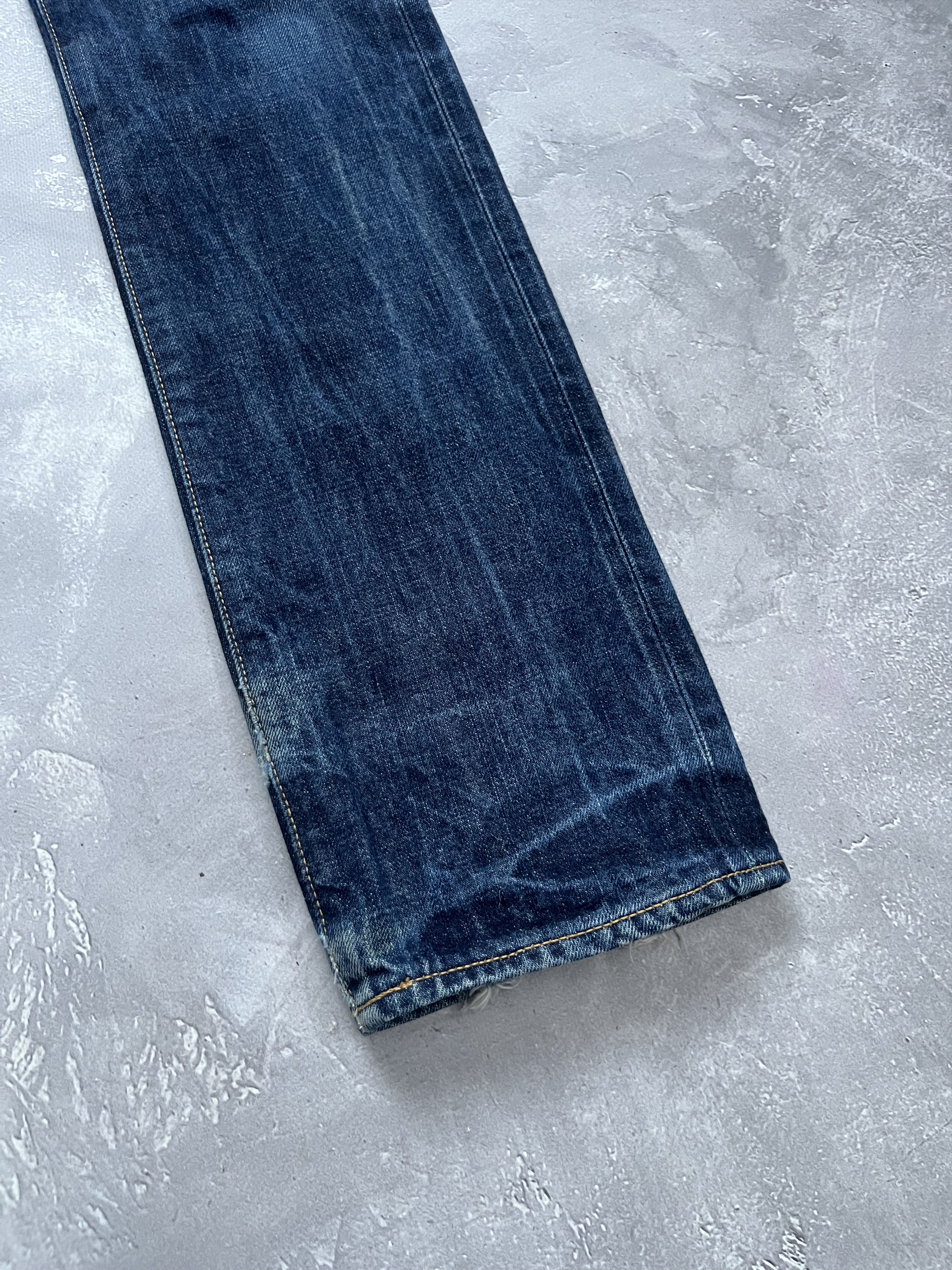 Edwin Vintage Edwin Selvedge Jeans Ed-71 Silm Fit Size 28x32 Blue Size US 28 / EU 44 - 4 Thumbnail