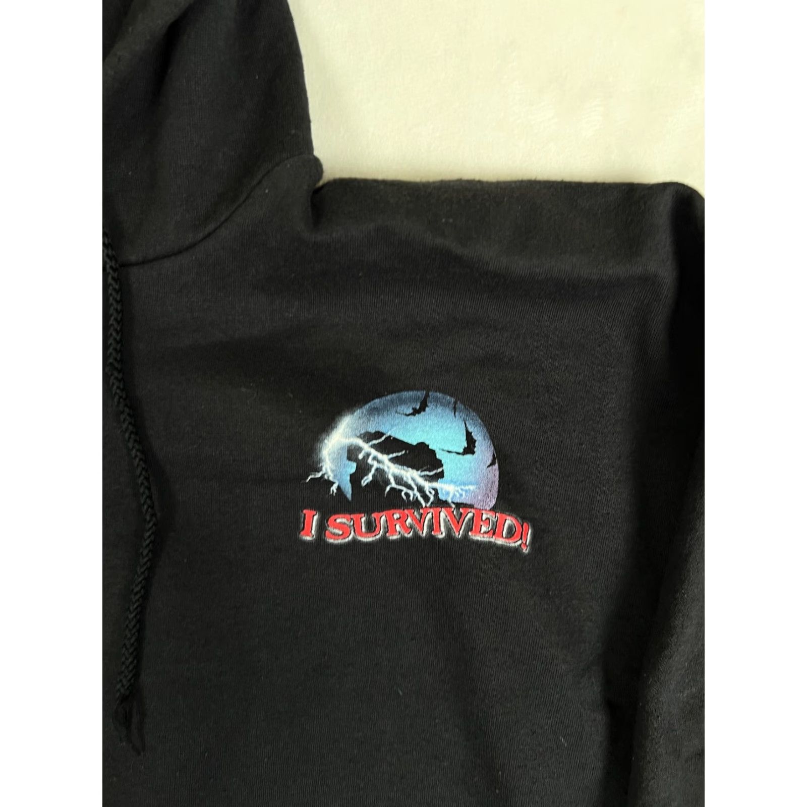 Disney VINTAGE Disney Twilight Zone Tower of Terror Hoodie Mens XL Black Full Zip Size US XL / EU 56 / 4 - 3 Thumbnail