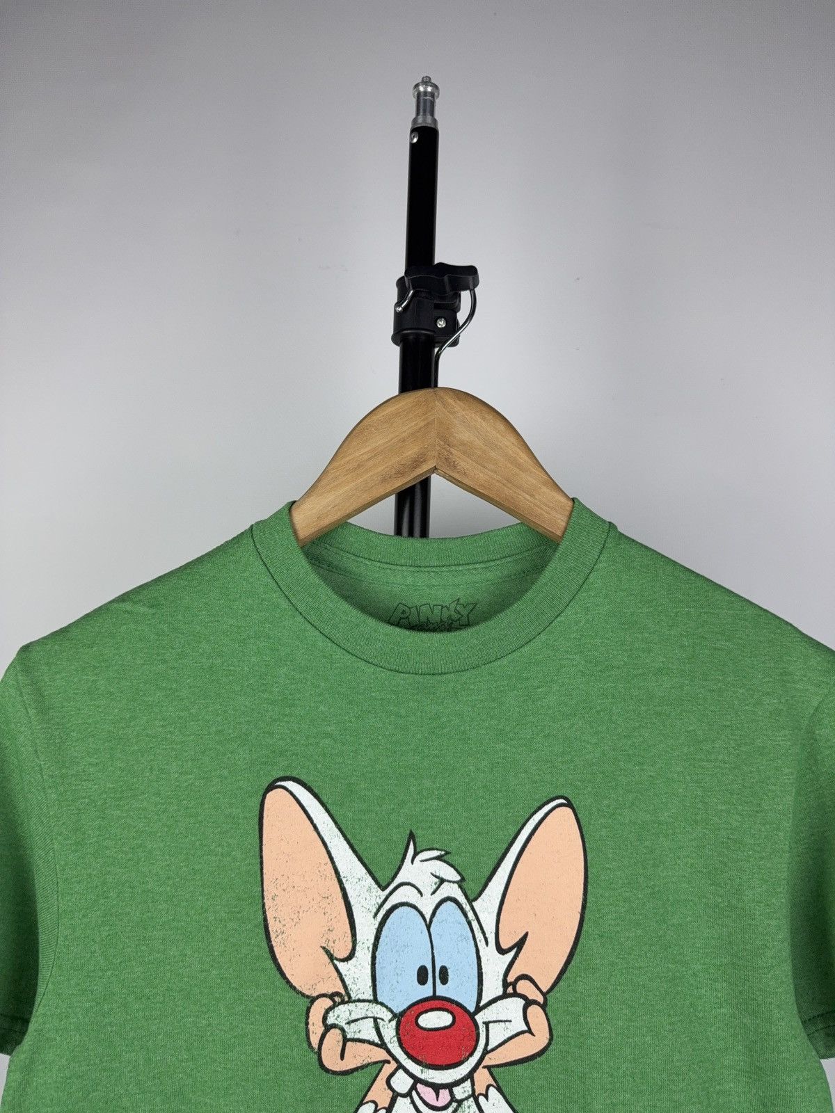 Cartoon Network × Vintage Vintage 00s Pinky And The Brain HUMOR Print Y2K T Shirt Size US S / EU 44-46 / 1 - 4 Thumbnail