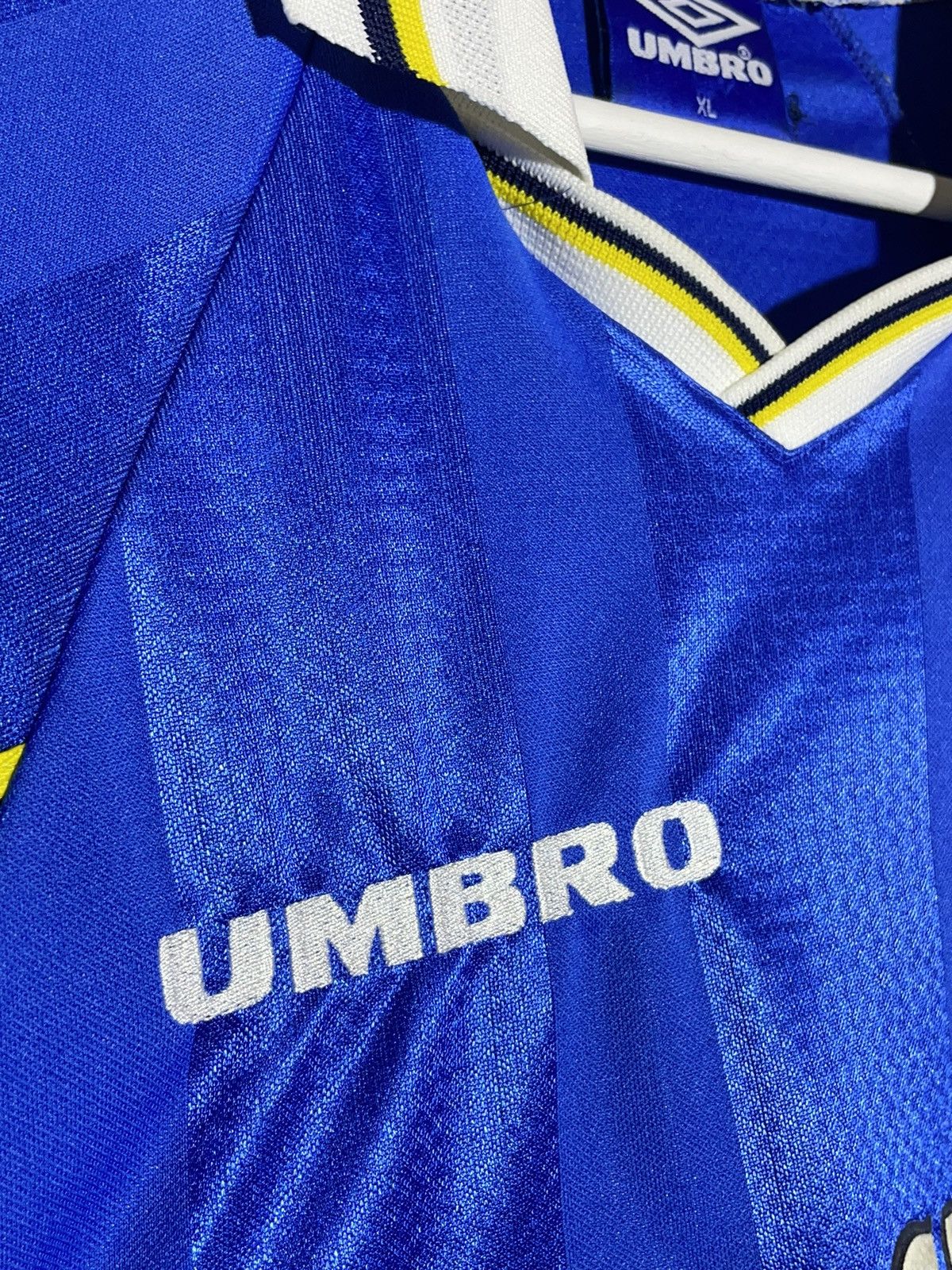 Chelsea Soccer × Vintage Chelsea FC Umbro 1997/98 Vintage Y2k Home Football Shirt Size US XL / EU 56 / 4 - 5 Thumbnail