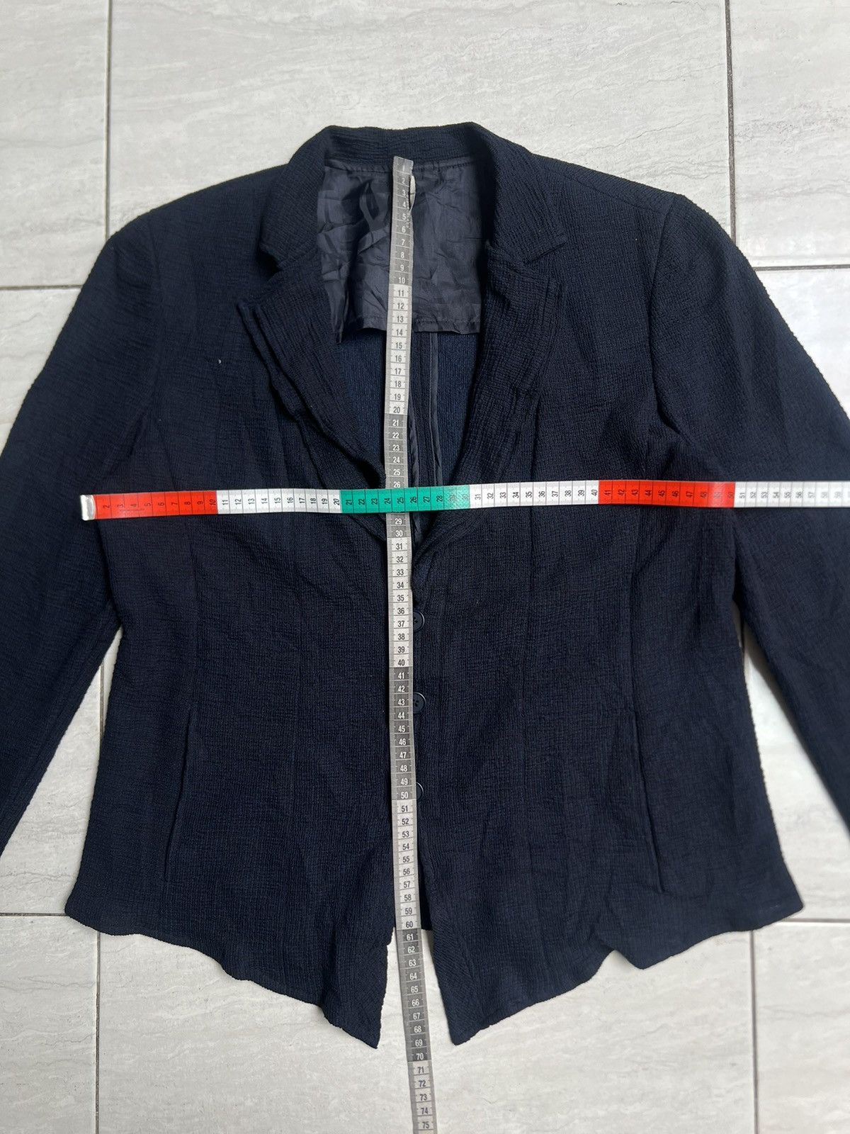 Issey Miyake Issey Miyake Navy Blazers Size 50L - 2 Thumbnail