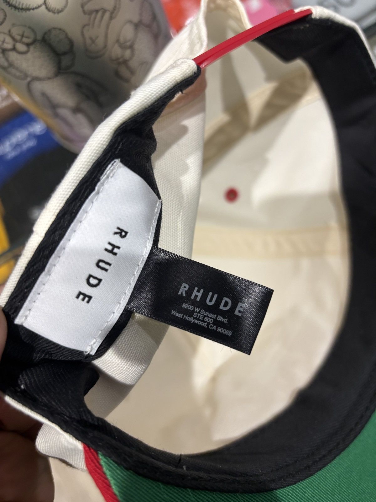 Rhude Rhude Rossa Logo Embroidered Cap Size ONE SIZE - 4 Thumbnail