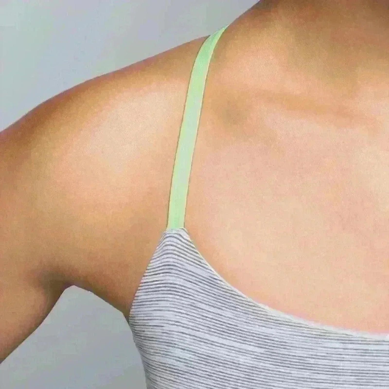Lululemon Lululemon Dancing Warrior Tank Silver Spoon/Clear Mint Sz 10 Size L / US 10 / IT 46 - 5 Thumbnail