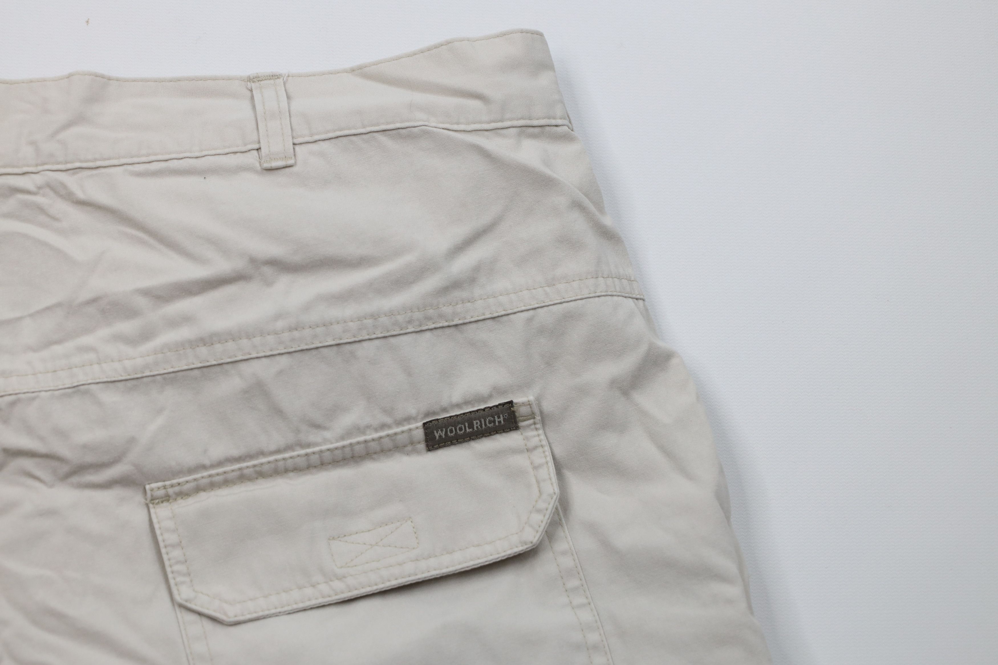 Woolrich Woolen Mills Vintage 90s Woolrich Above Knee Hiking Trekking Cargo Shorts Size US 42 / EU 58 - 11 Thumbnail