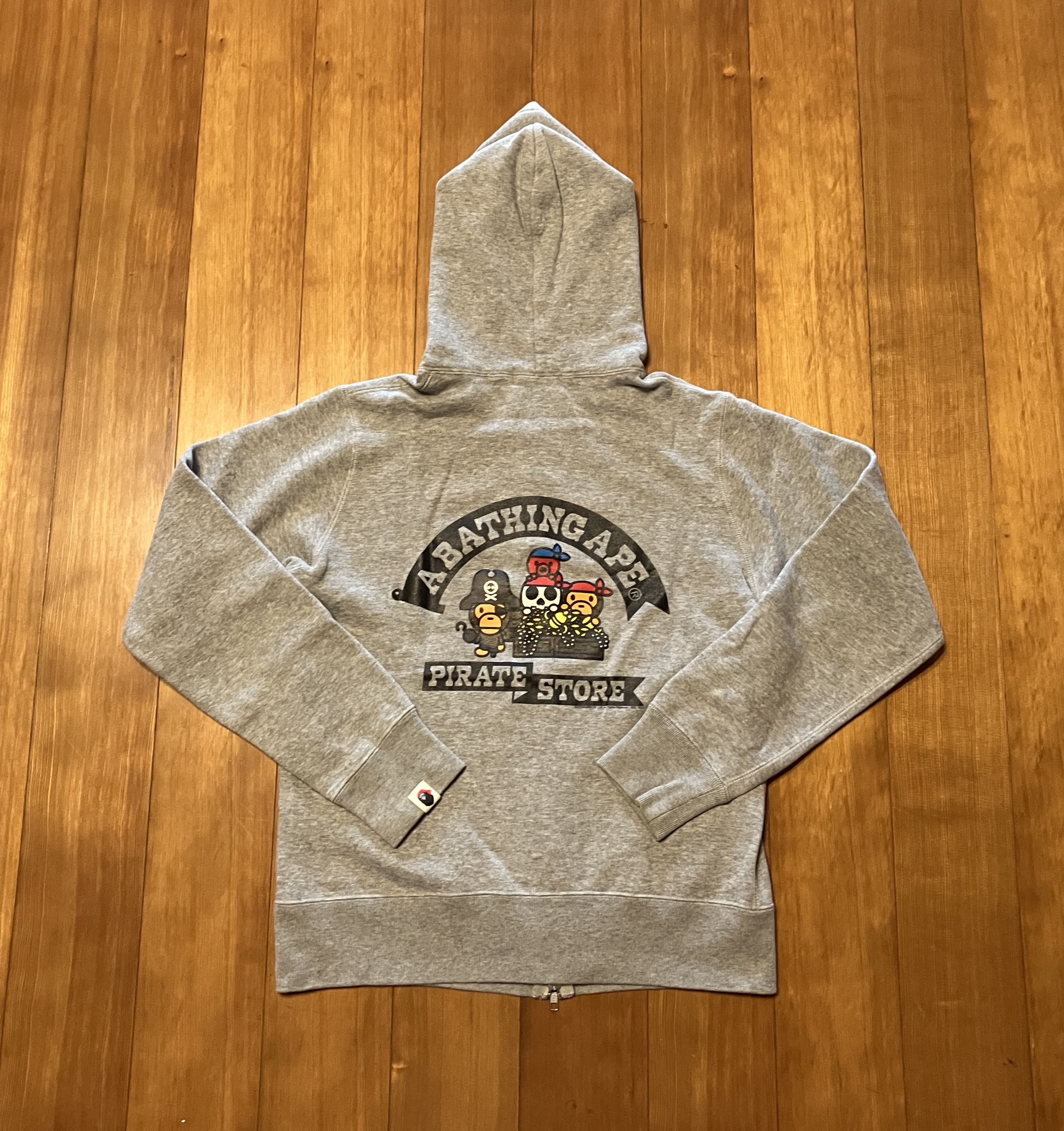 Bape Bape Pirate Store Baby Milo Friends Zip Hoodie Size US S / EU 44-46 / 1 - 1 Thumbnail