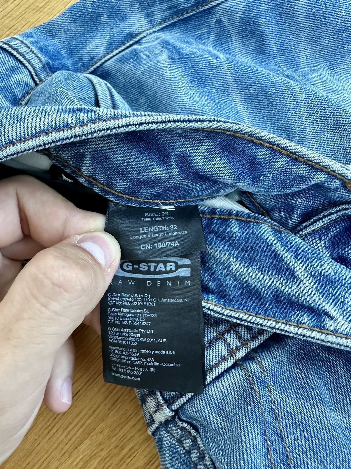 Faded Denim G-star Y2K Style Jeans