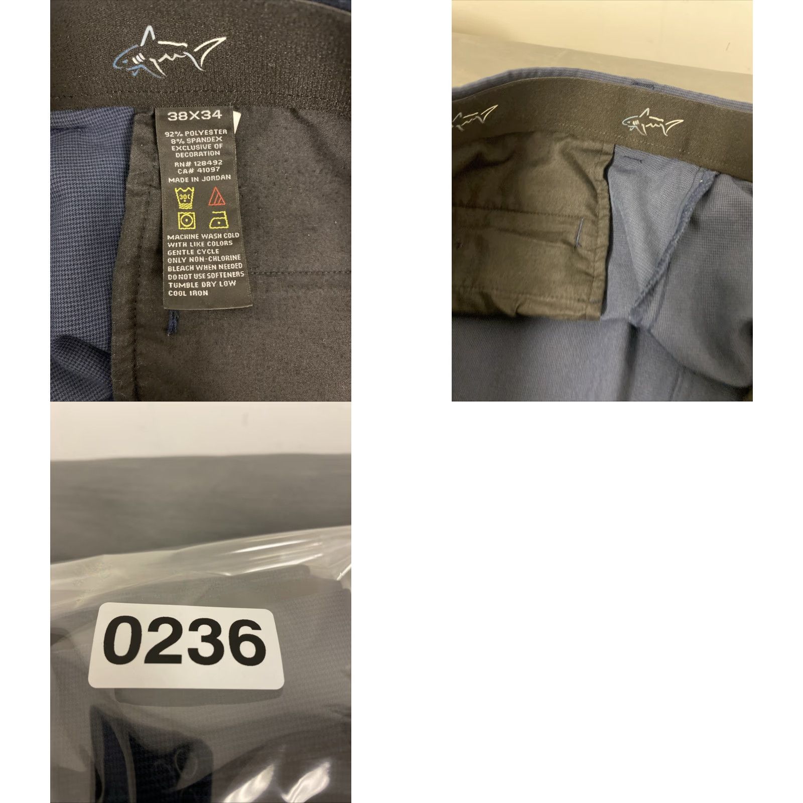 Vintage Greg Norman Men’s Golf Pants 38x34 Blue Stretch Midweight Trousers /0236 Size US 38 / EU 54 - 8 Thumbnail