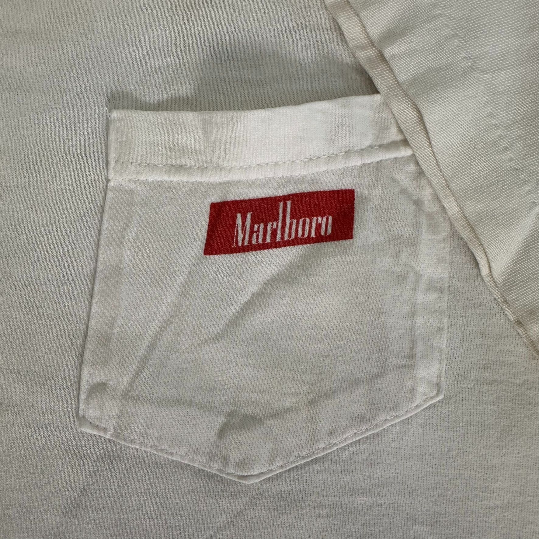 Marlboro Vintage 90s Marlboro Ride Hard T-Shirt Single Stitch Tee Size US XL / EU 56 / 4 - 4 Thumbnail