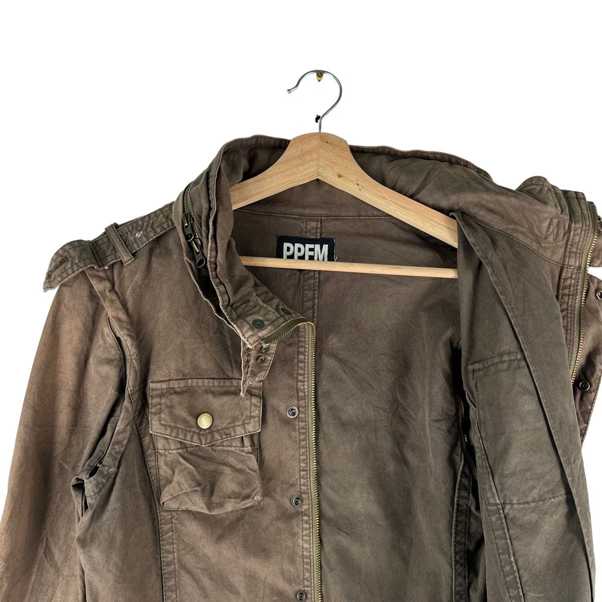 Hysteric Glamour 🔥UTILITY BONDAGE CARGO JACKET CROPPED PPFM JAPAN Size US M / EU 48-50 / 2 - 8 Thumbnail