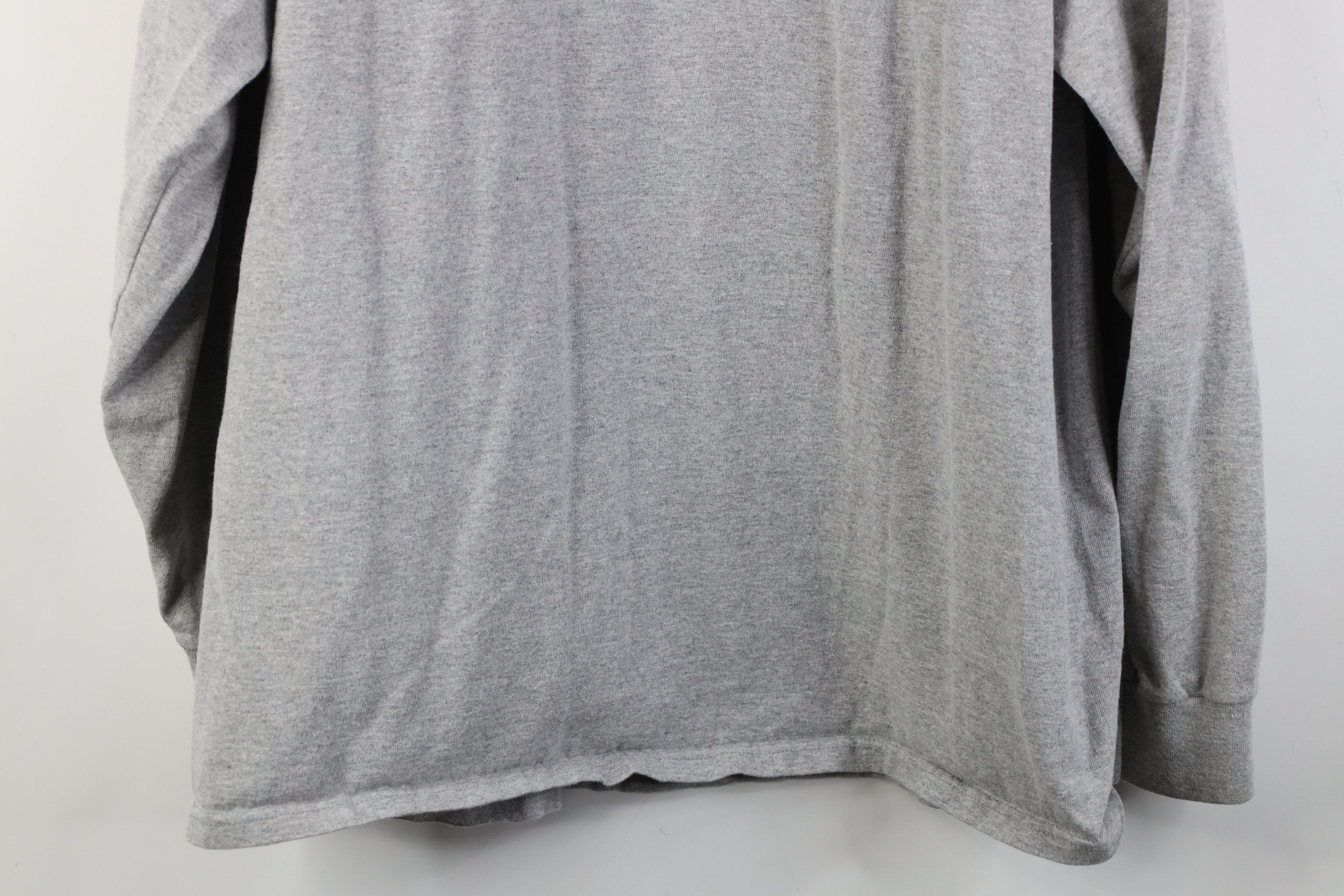 Ralph Lauren Vintage 90s Ralph Lauren Long Sleeve T-Shirt Heather Gray Size US XXL / EU 58 / 5 - 14 Thumbnail