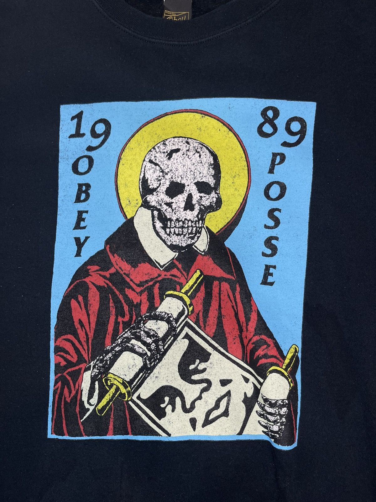 Obey Obey Vintage Crewneck Sweatshirt Size US XL / EU 56 / 4 - 5 Thumbnail