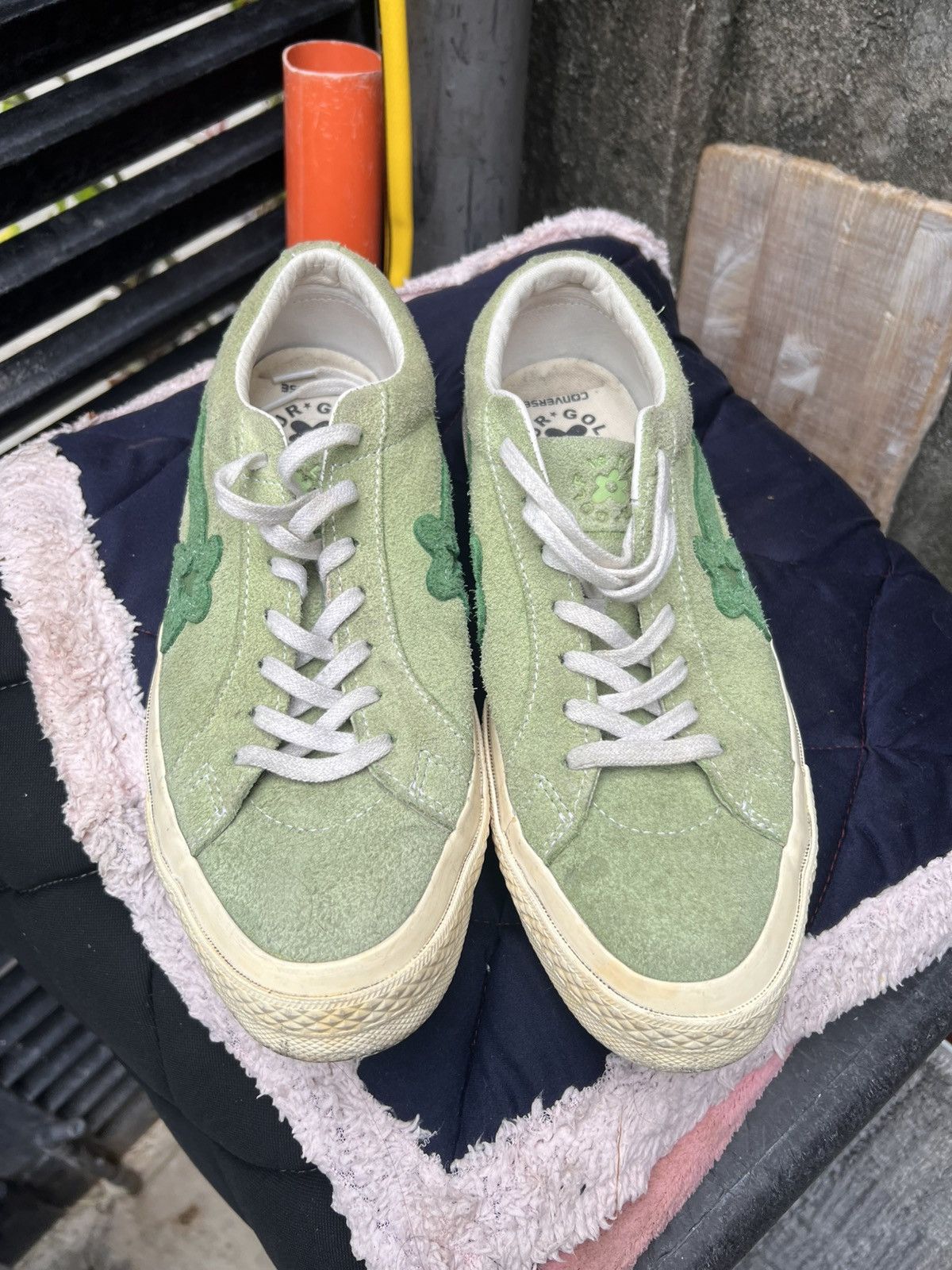 Converse × Golf le Fleur Converse Golf le fleur X One star Ox jade lime Size US 9.5 / EU 42-43 - 6 Thumbnail