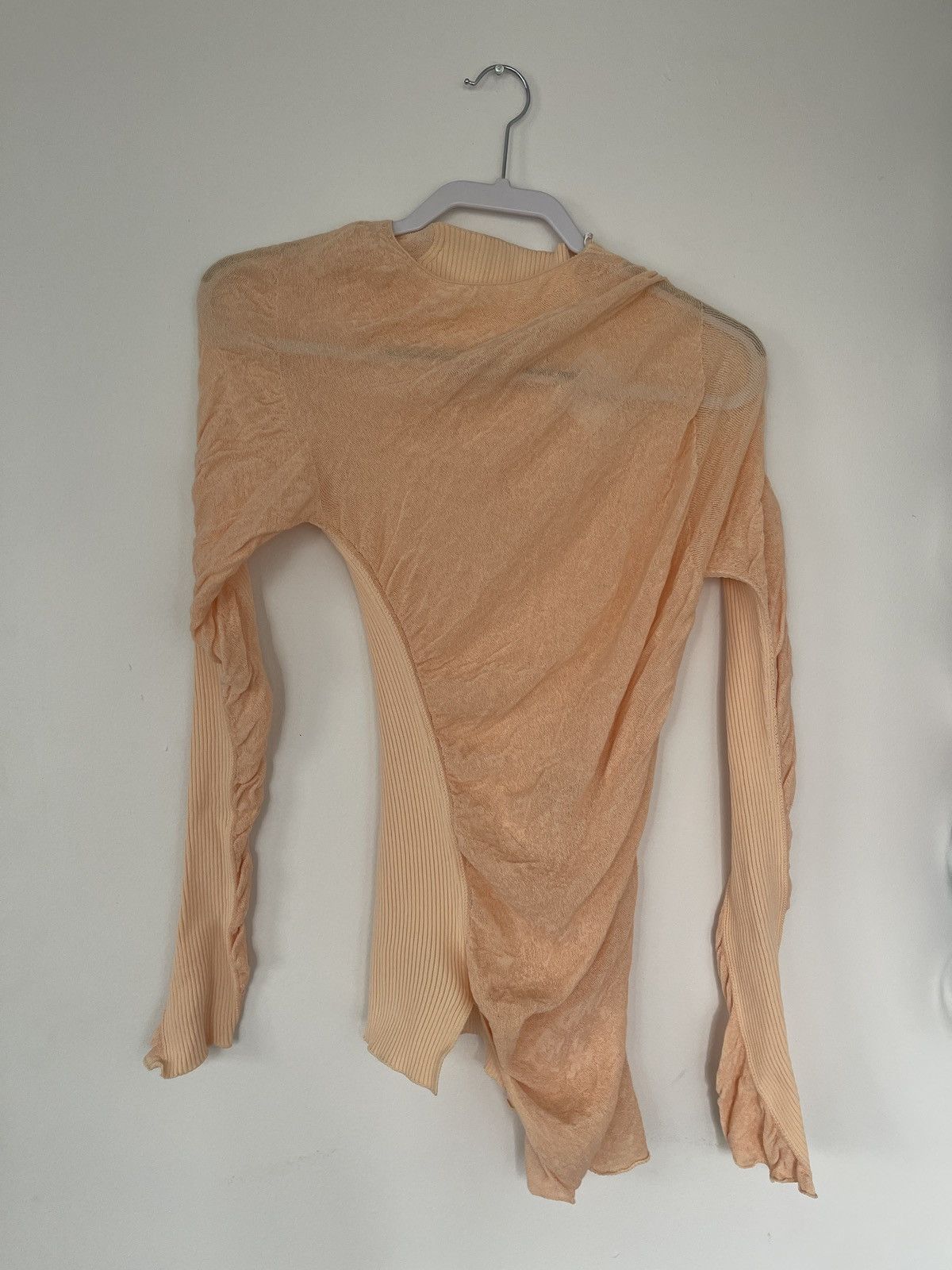 Issey Miyake Issey Miyake Ambiguous Wool Top Size S / US 4 / IT 40 - 1 Thumbnail