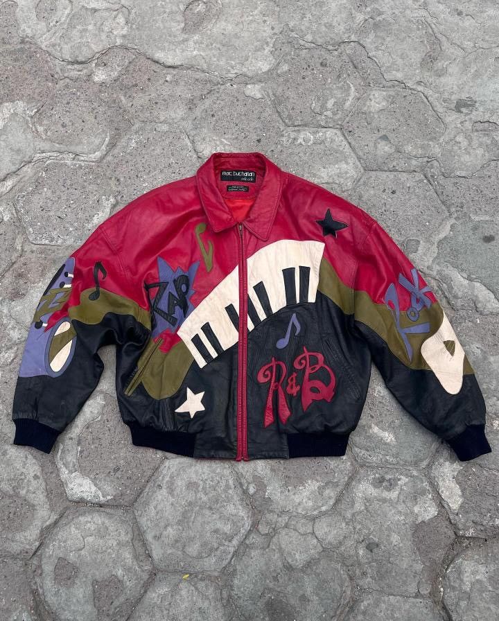 Marc Buchanan × Pelle Pelle Vintage Pelle Pelle 1980s Music Jacket Size US L / EU 52-54 / 3 - 1 Thumbnail
