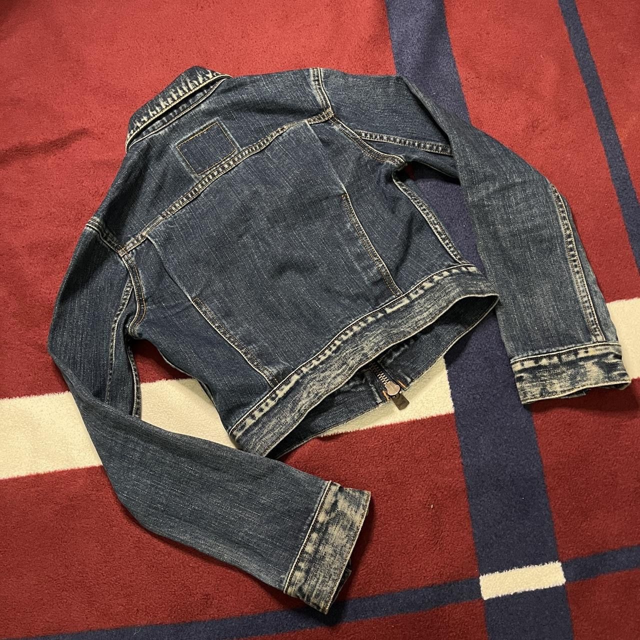 Levi's × Vintage Levi's Cropped Denim Jean Jacket Zippered Boho dark wash Size S / US 4 / IT 40 - 2 Thumbnail