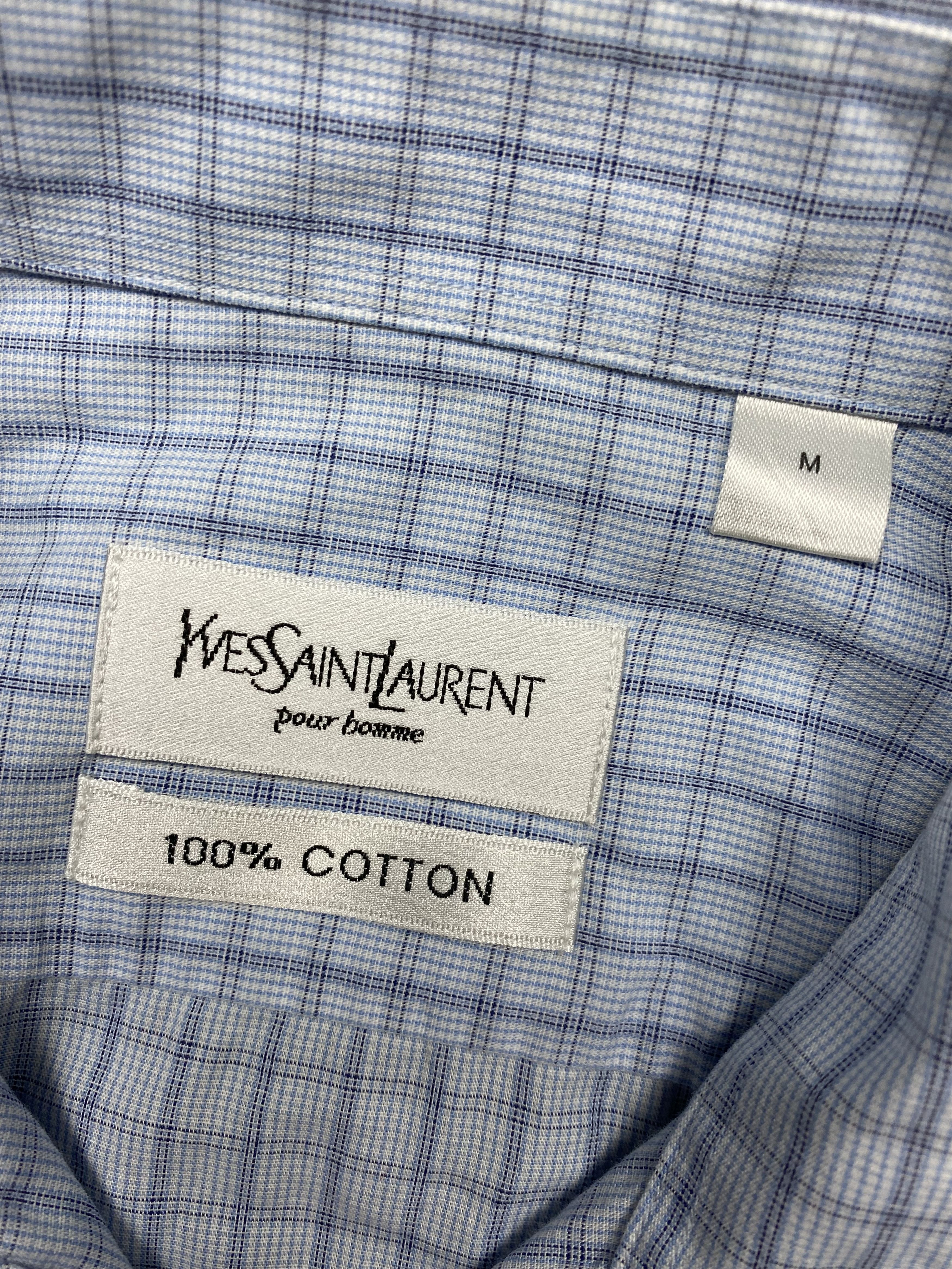 Yves Saint Laurent Yves Saint Laurent Vintage Mens Long Sleeve Shirt YSL Size US M / EU 48-50 / 2 - 4 Thumbnail