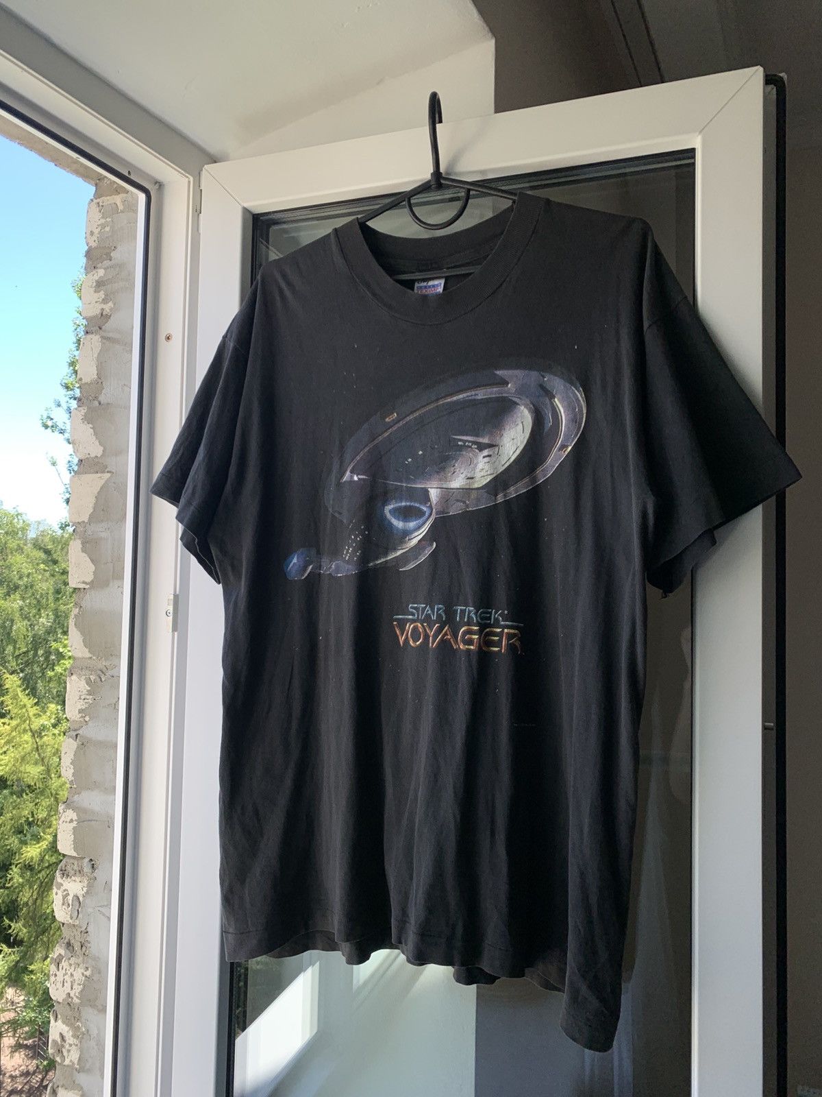 Other 🔥VINTAGE STAR TREK VOYAGER 90s TSHIRT TEE 1995 Size US L / EU 52-54 / 3 - 1 Thumbnail