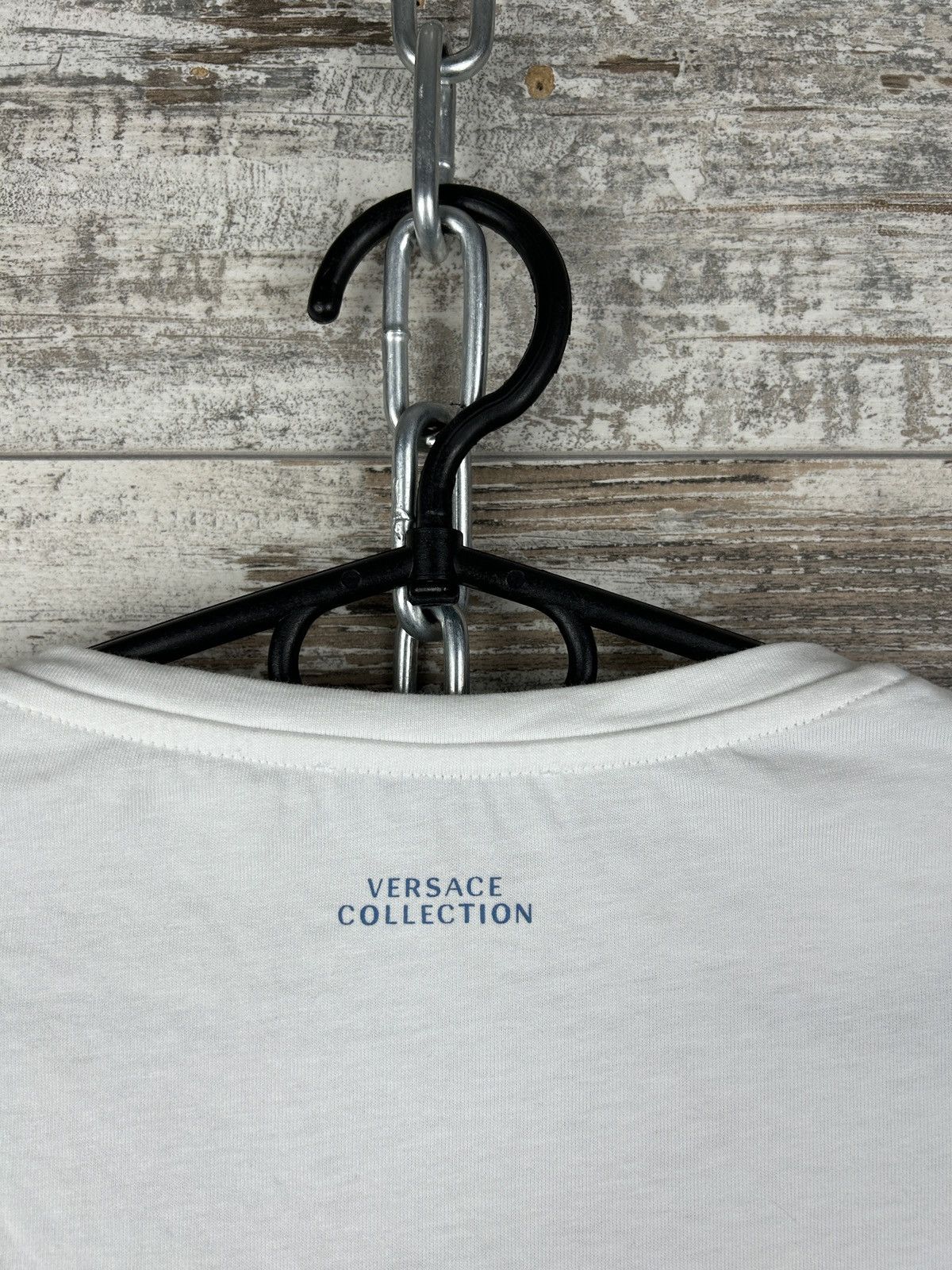 Versace Mens Versace Collection T-shirt luxury big logo tee y2k rare Size US XL / EU 56 / 4 - 18 Thumbnail
