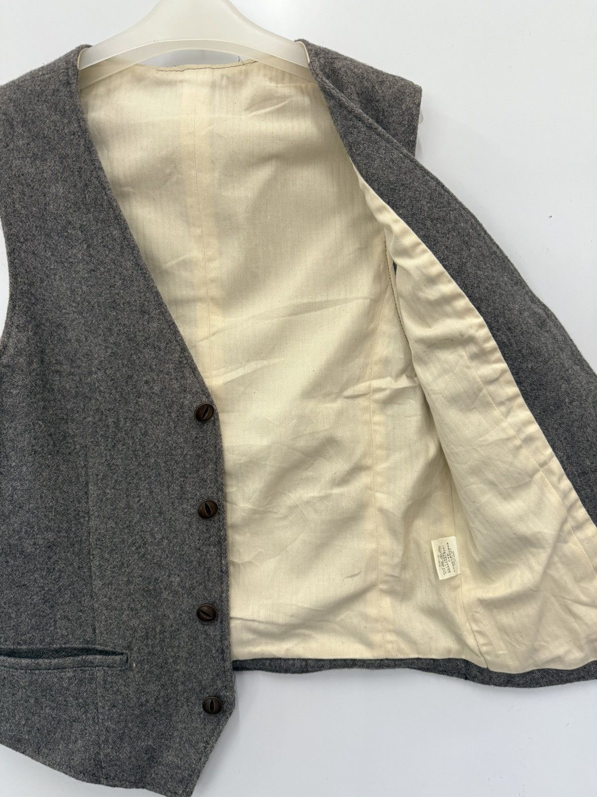 Japanese Brand 🔥 Vtg Japan Federation Of Clothing Industry wool Vest - M Size S / US 4 / IT 40 - 5 Thumbnail