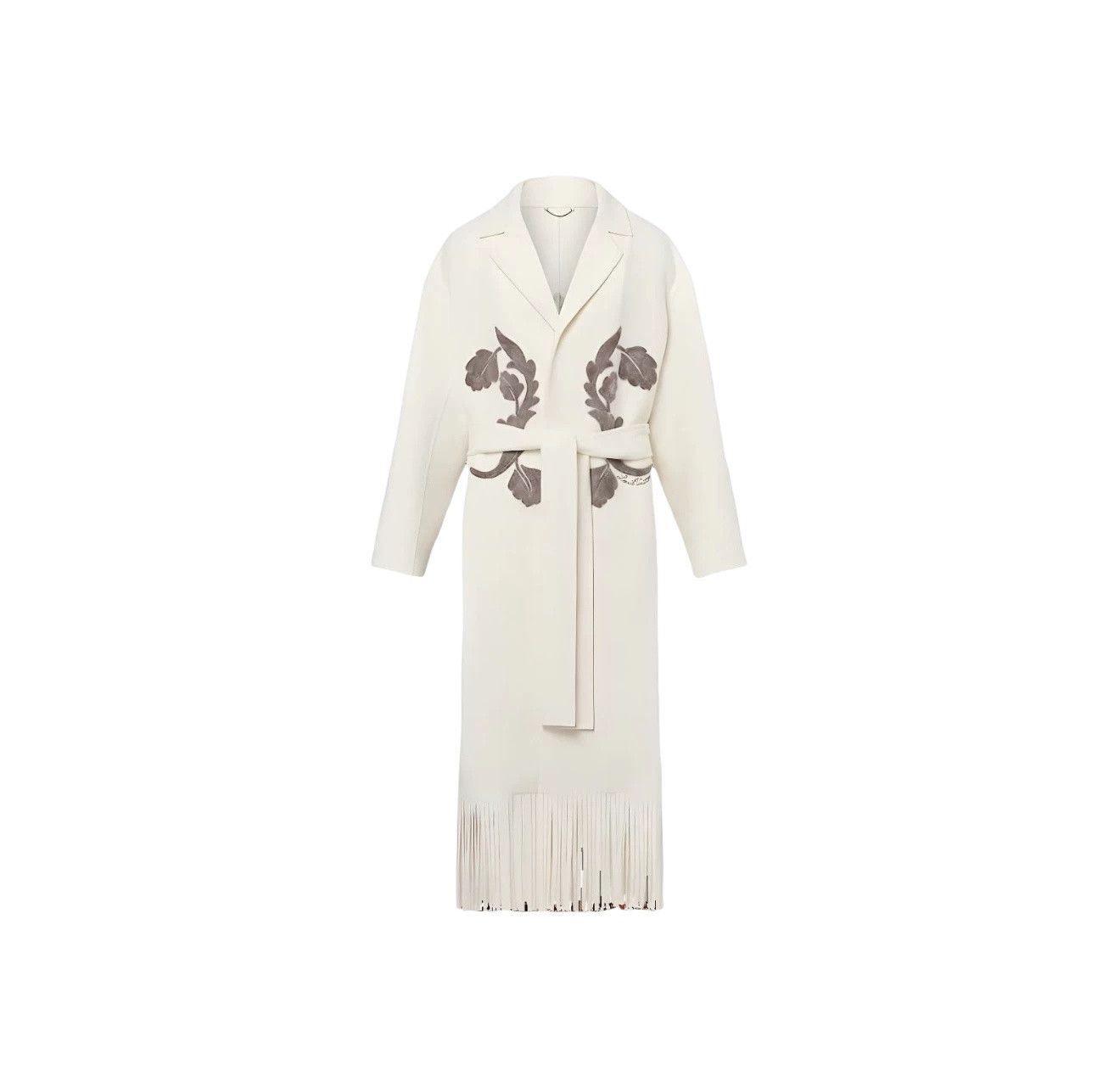 Louis Vuitton Louis Vuitton Embroidered Wool Fringe Coat US S Size US S / EU 44-46 / 1 - 1 Thumbnail