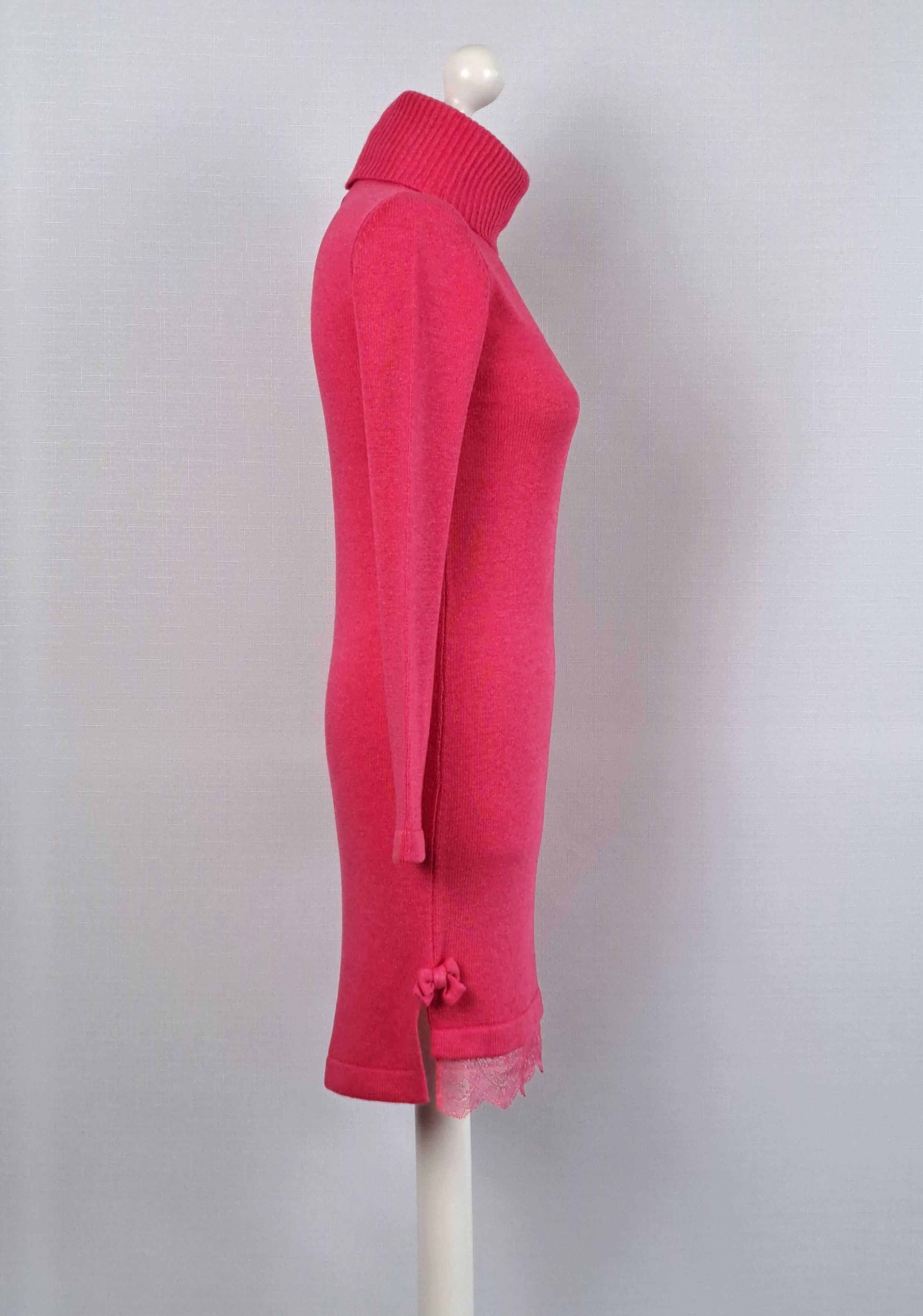 Blumarine Miss Blumarine knit pink dress. Size XXS / US 00 / IT 34 - 2 Thumbnail