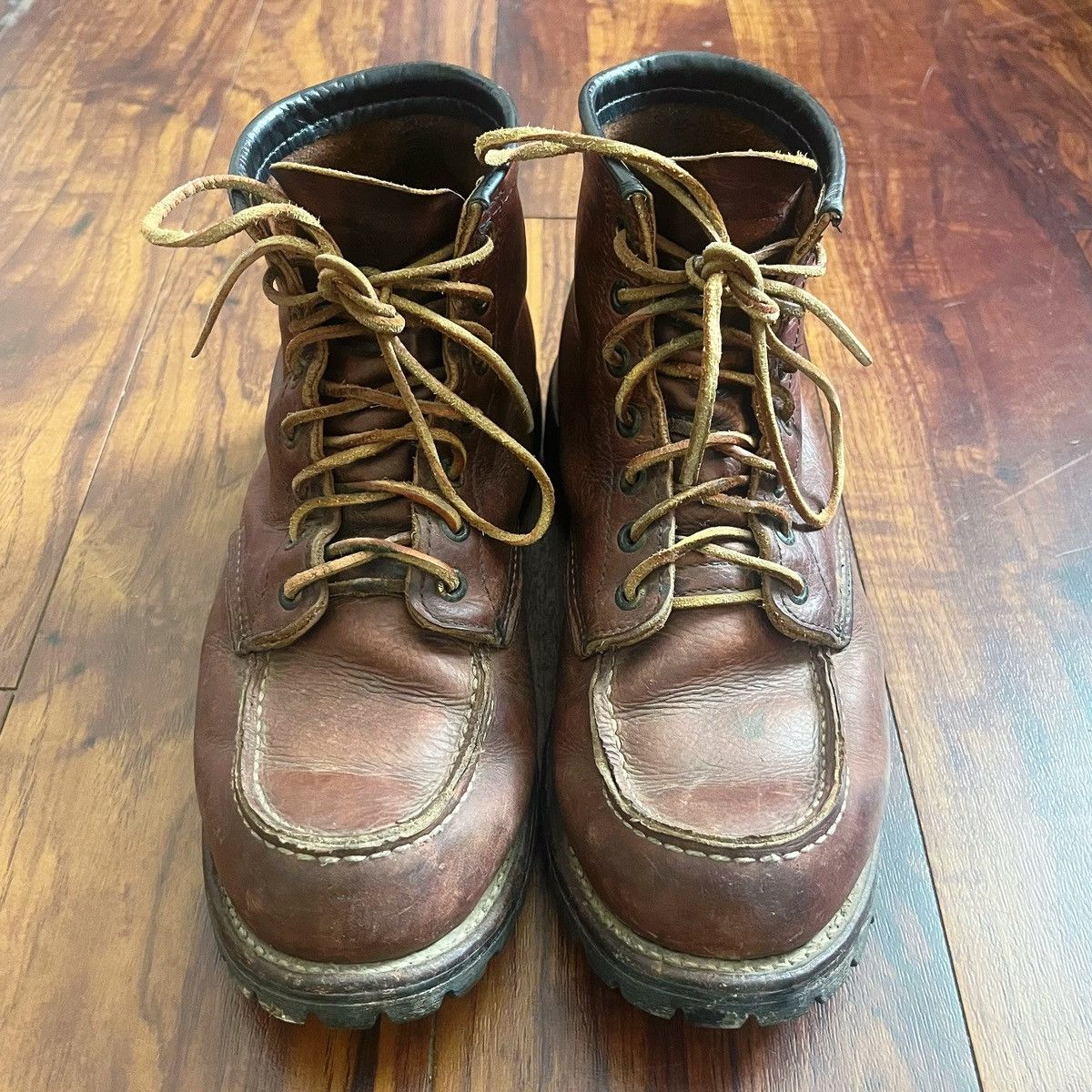 Red Wing Roughneck Moc – Bottes Briar Oil Slick – UK 8.5 (US 9.5) – Neuves Avec Huile De Vison