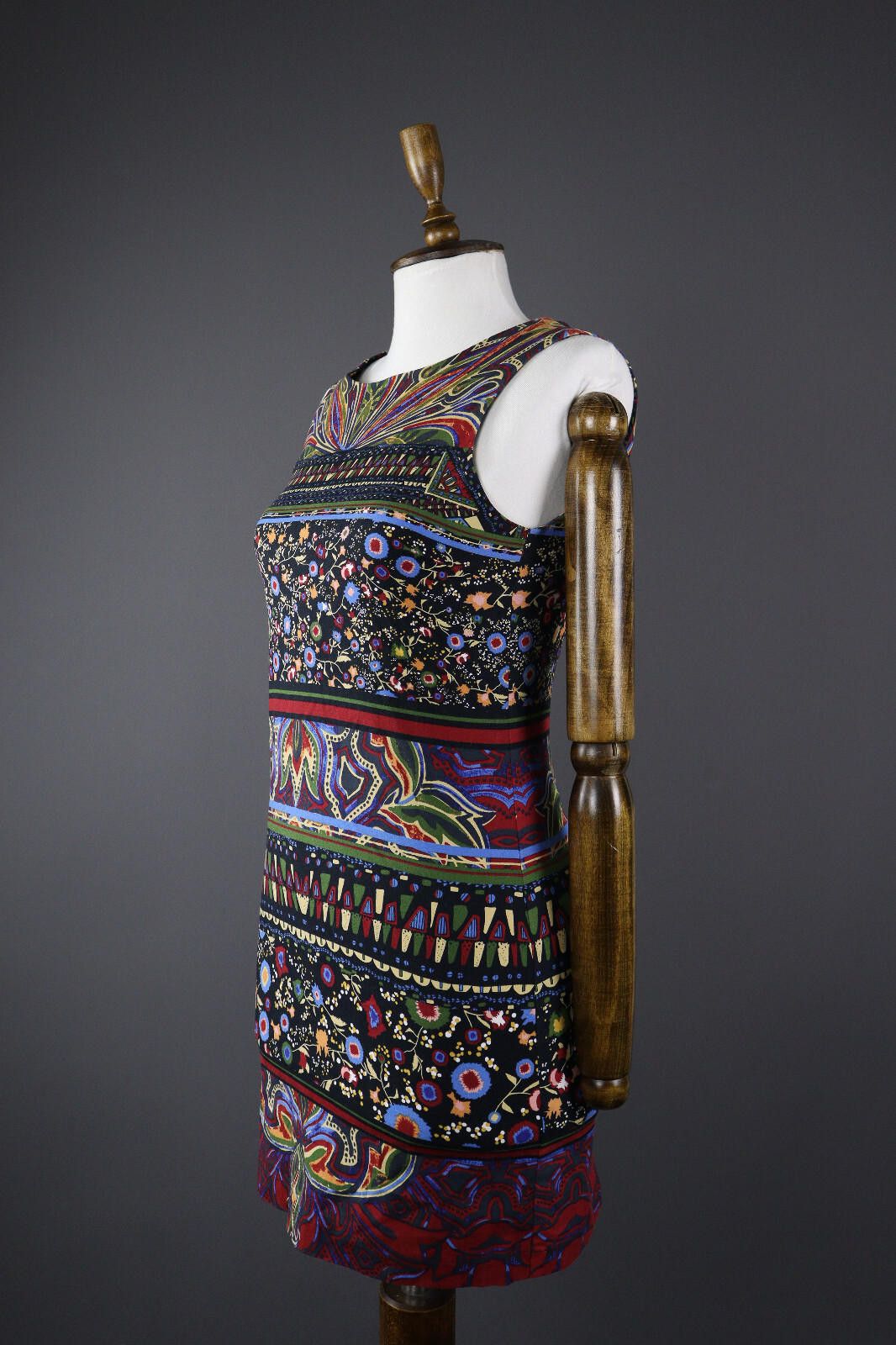 Desigual Desigual Colorful Floral Abstract Cocktail Sheath Dress 36 Size M / US 6-8 / IT 42-44 - 5 Thumbnail